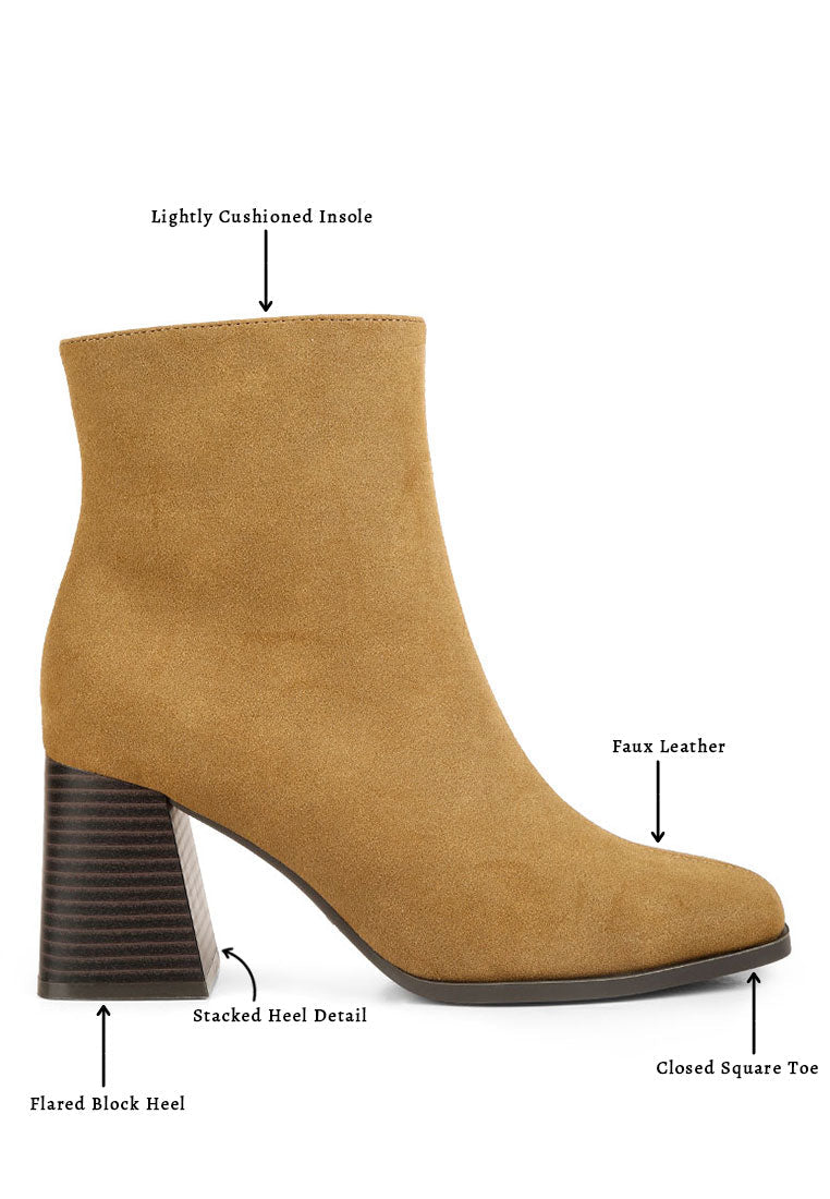 Cox Cut Out Block Heeled Chelsea Boots featuring a stylish cut-out design, wooden block heel, and zip fastening.