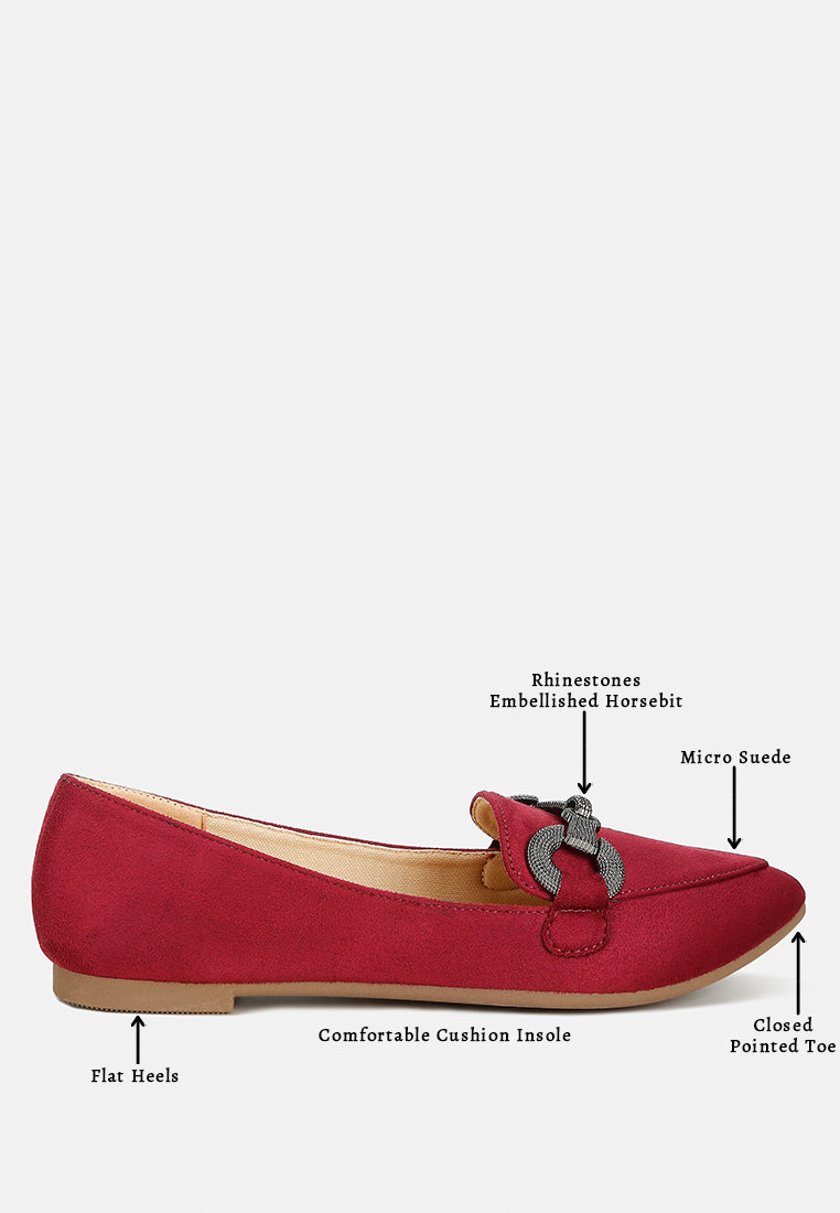 Fembot Horsebit Detail Flexible Loafers showcasing a stylish design with horsebit embellishment and a flexible sole.