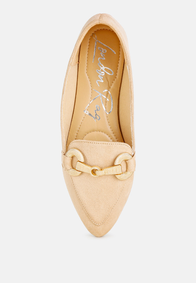 Fembot Horsebit Detail Flexible Loafers showcasing a stylish design with horsebit embellishment and a flexible sole.