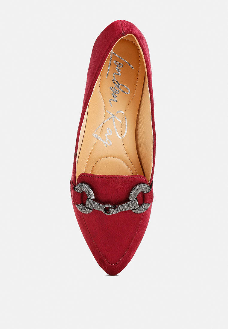 Fembot Horsebit Detail Flexible Loafers showcasing a stylish design with horsebit embellishment and a flexible sole.