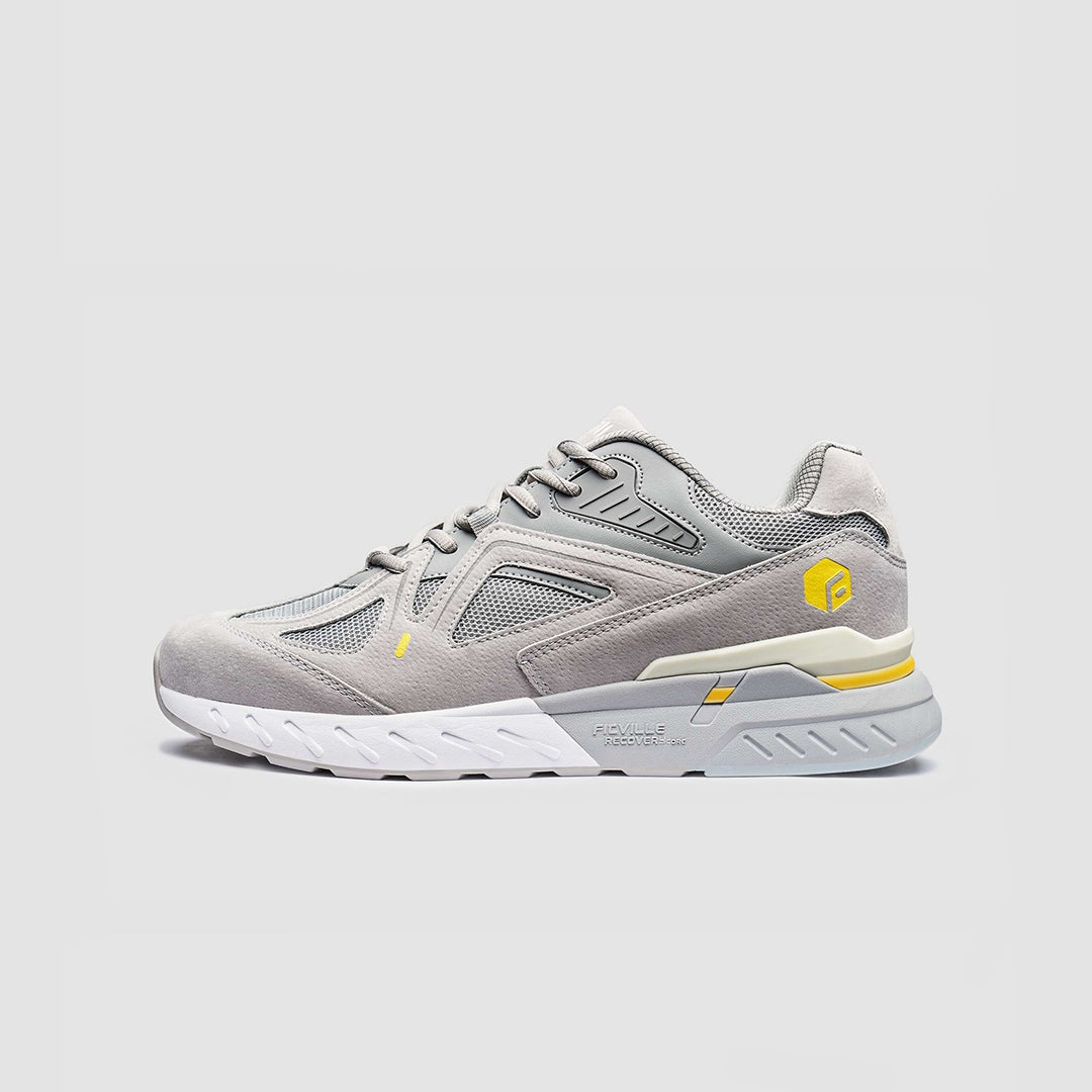 FitVille Men's Rebound Core Walking Shoes V1 showcasing a wide toe box, premium suede upper, and shock-absorbing soles for ultimate comfort.