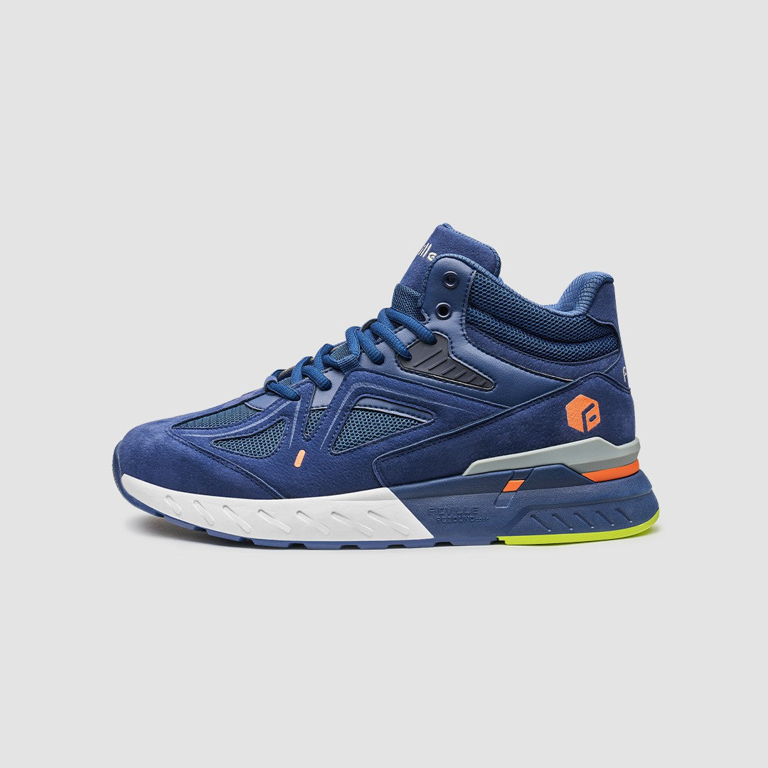 FitVille Women's High-top Rebound Core Walking Shoes V4 showcasing a stylish high-top design with premium suede material.