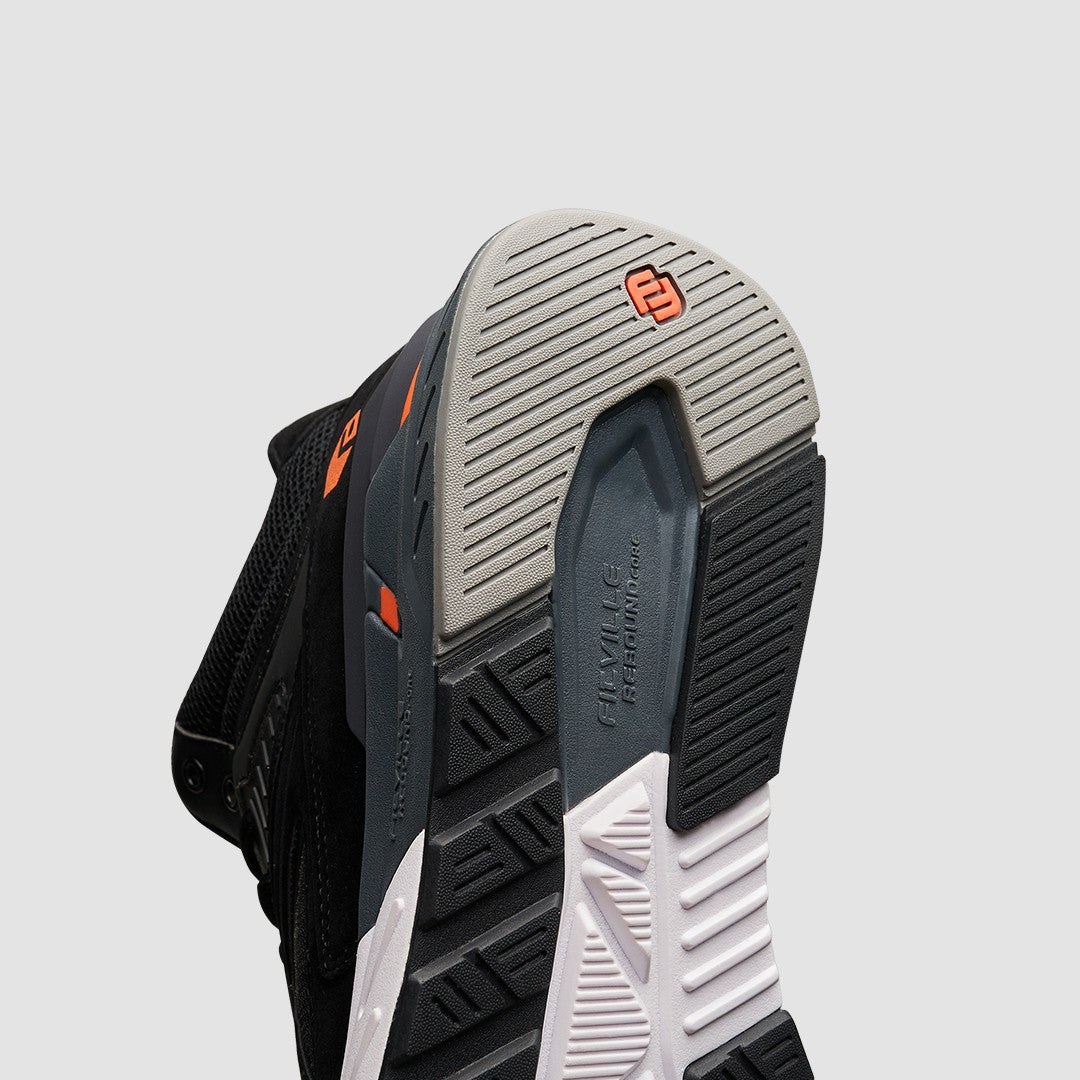 FitVille Women's High-top Rebound Core Walking Shoes V4 showcasing a stylish high-top design with premium suede material.