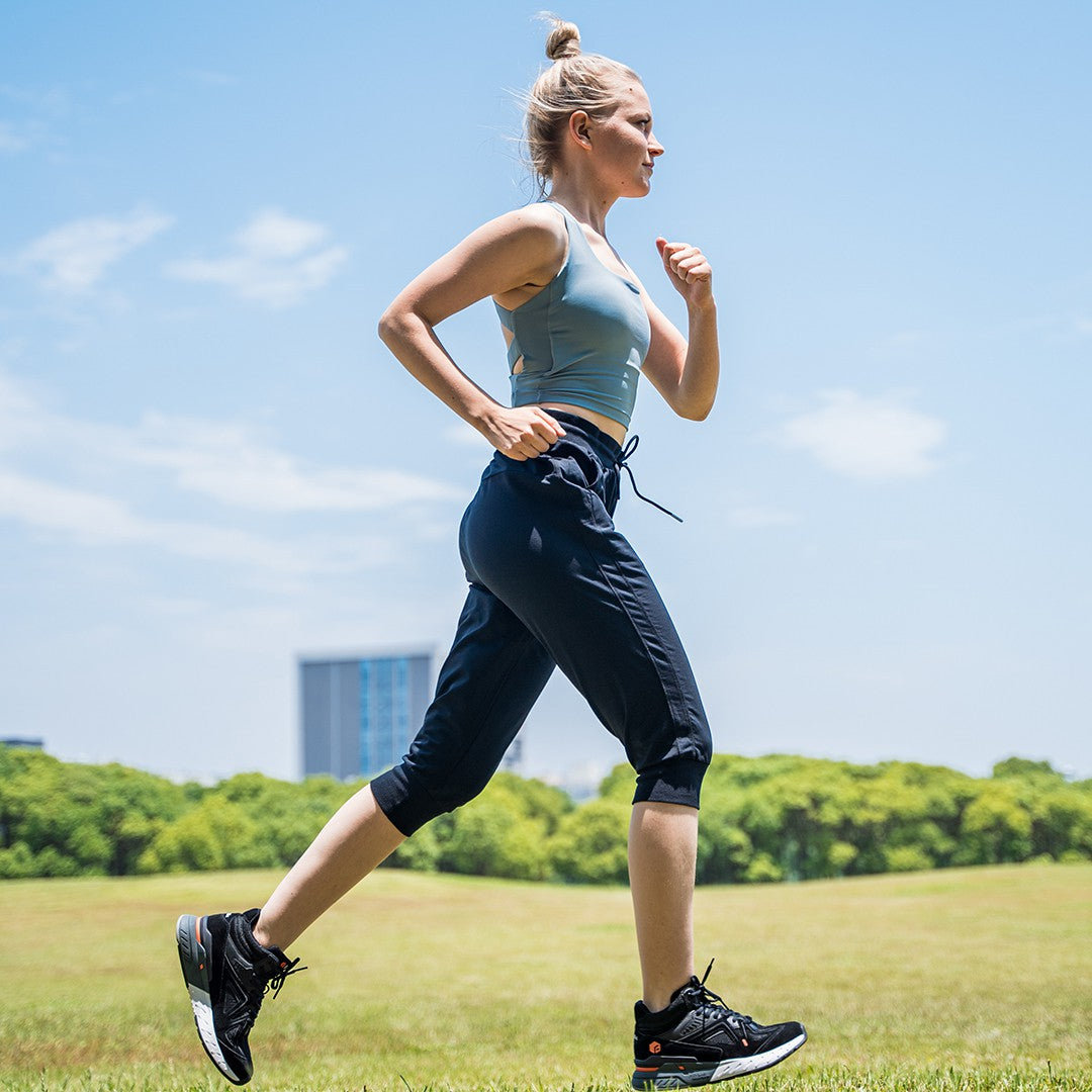 FitVille Women's High-top Rebound Core Walking Shoes V4 showcasing a stylish high-top design with premium suede material.