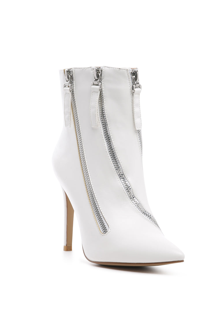 Hillary Elegant Comfortable Boots for Women, featuring a stylish ankle length design with a stack heel and soft insole.