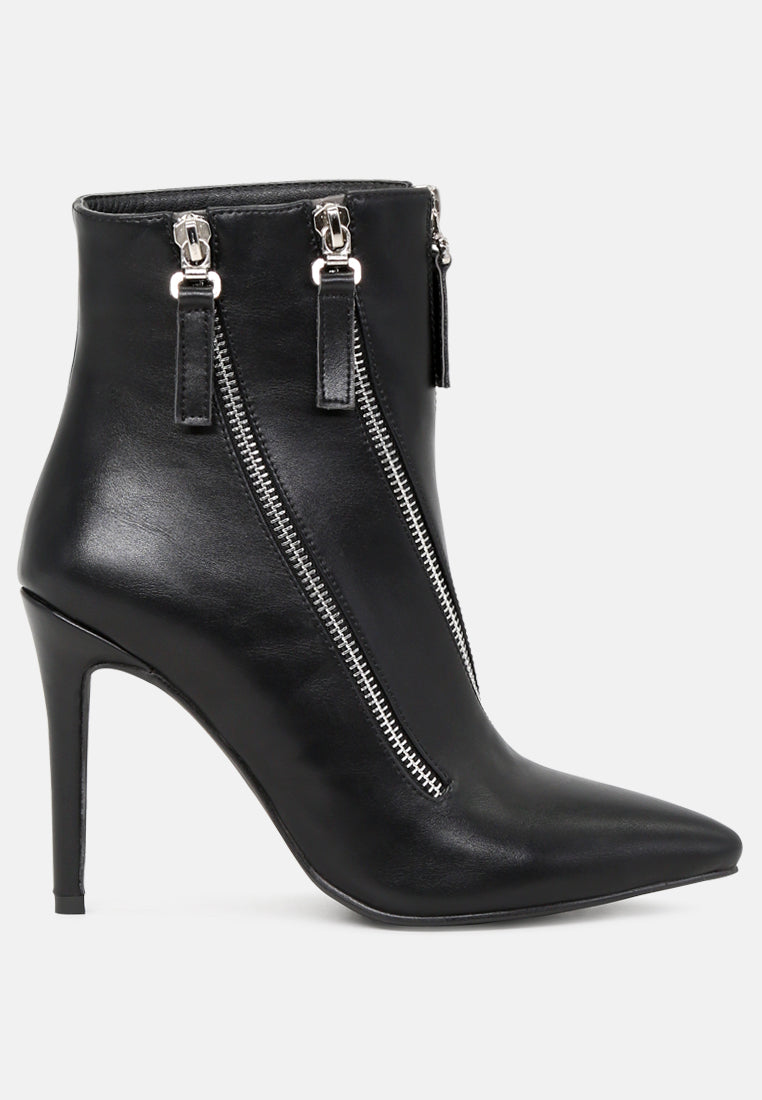 Hillary Elegant Comfortable Boots for Women, featuring a stylish ankle length design with a stack heel and soft insole.
