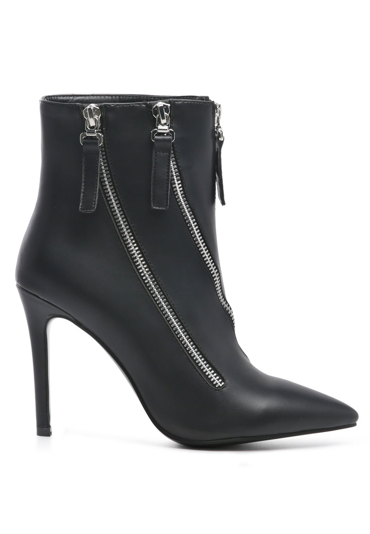 Hillary Elegant Comfortable Boots for Women, featuring a stylish ankle length design with a stack heel and soft insole.