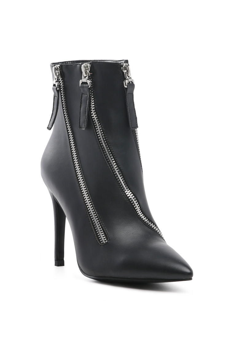 Hillary Elegant Comfortable Boots for Women, featuring a stylish ankle length design with a stack heel and soft insole.
