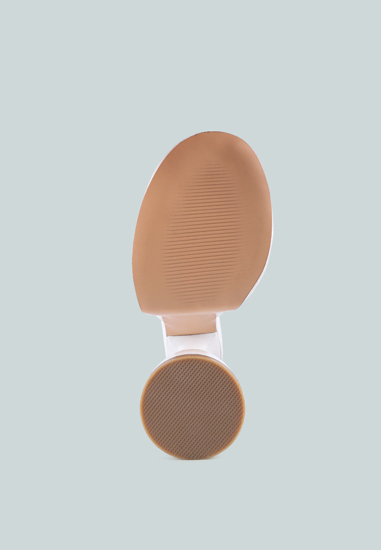 Oomph Quilted Hourglass Heel Platform Sandals featuring a stylish quilted design and unique hourglass heel, perfect for weddings and special occasions.