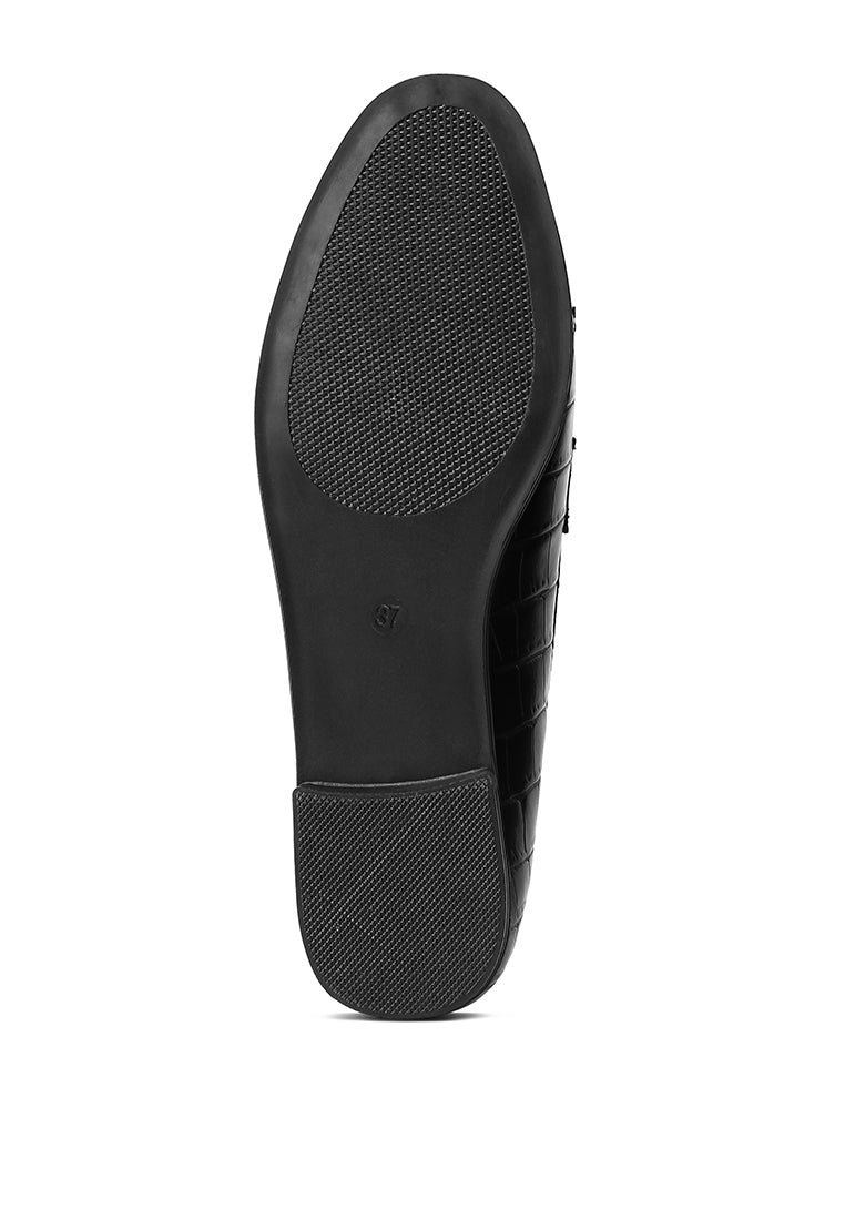 Pecker Black Patent PU Everyday Loafer showcasing a shiny black finish, ergonomic design, and slip-on style, perfect for formal wear.