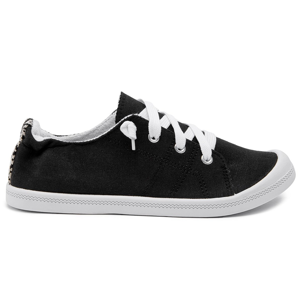 SOBEYO Women's Canvas Sneakers in stylish low top design with lace-up closure and padded insole, perfect for casual wear.