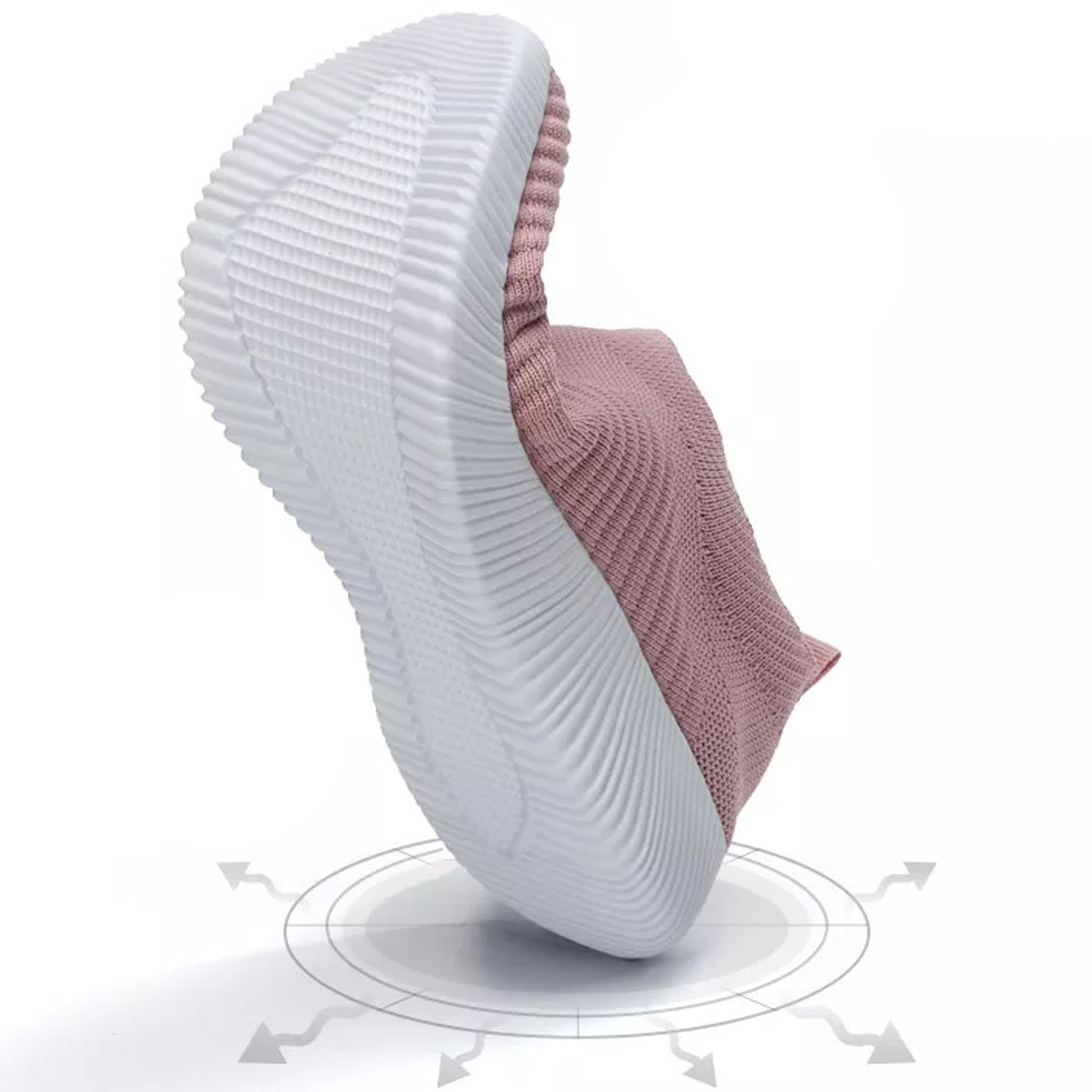 SOBEYO Women's Gray Sneakers featuring rhinestone strips, breathable mesh upper, and lightweight design, ideal for running and walking.