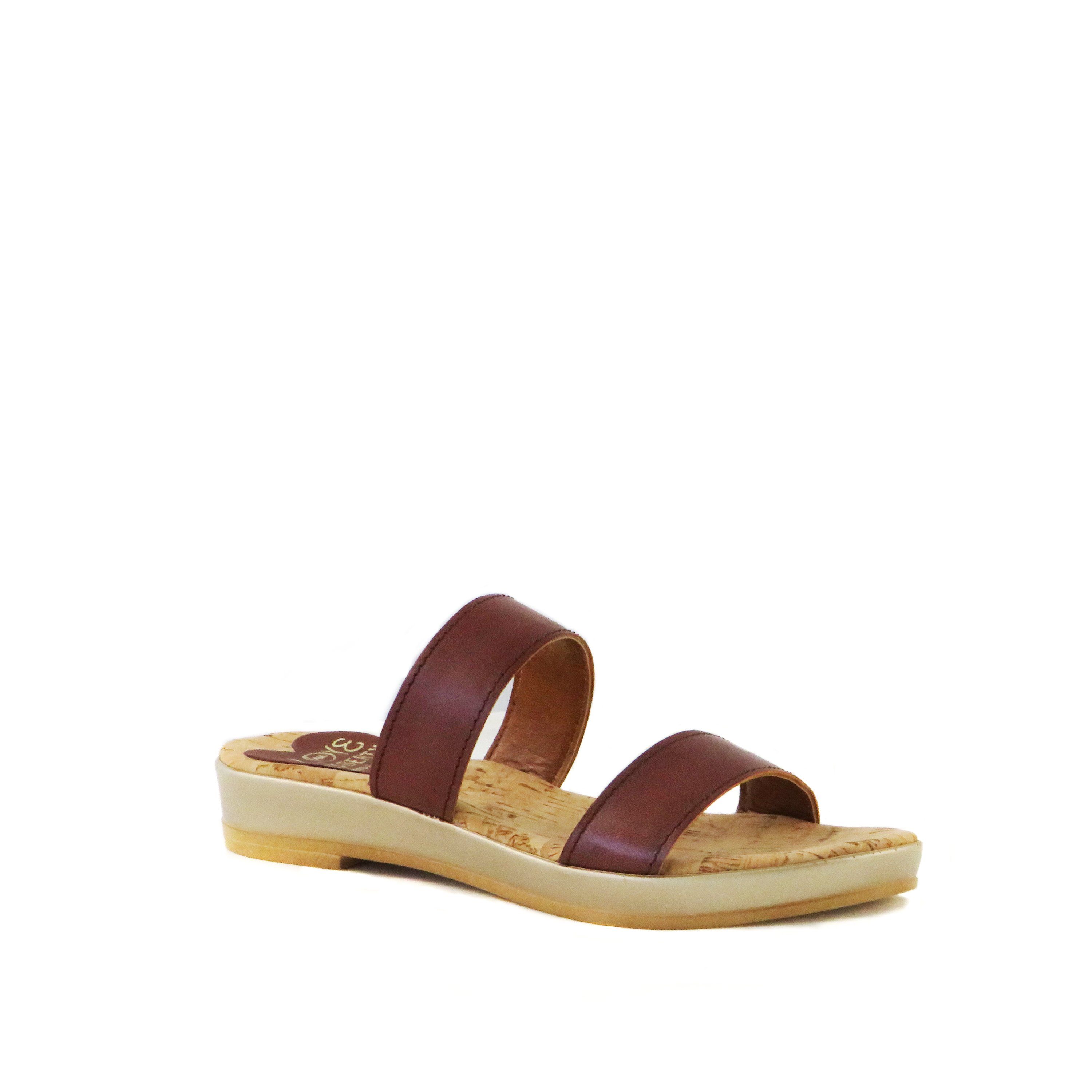 Sonoma sandals featuring a stylish leather upper, cork sock liner, and low wedge design, perfect for summer vacations.