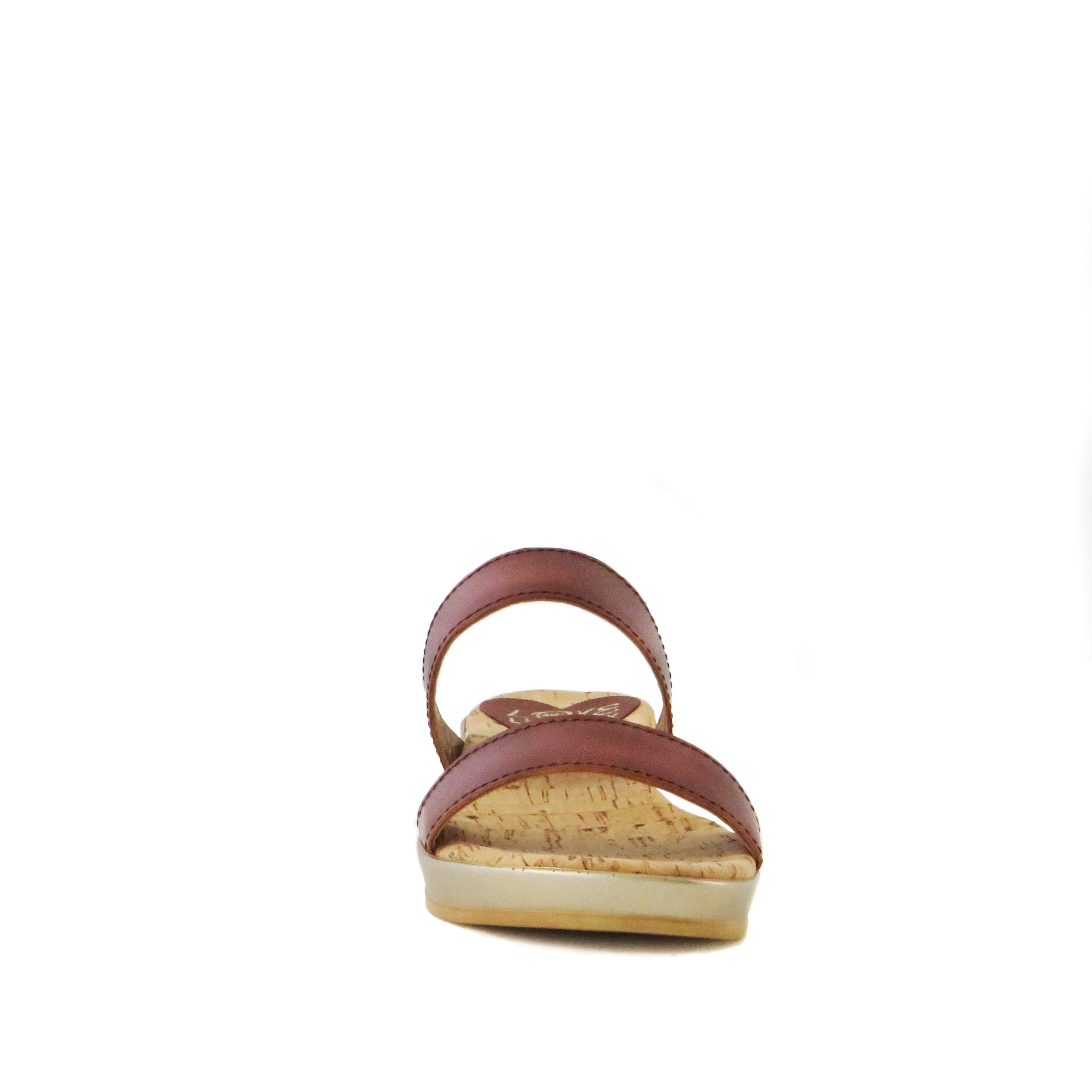 Sonoma sandals featuring a stylish leather upper, cork sock liner, and low wedge design, perfect for summer vacations.