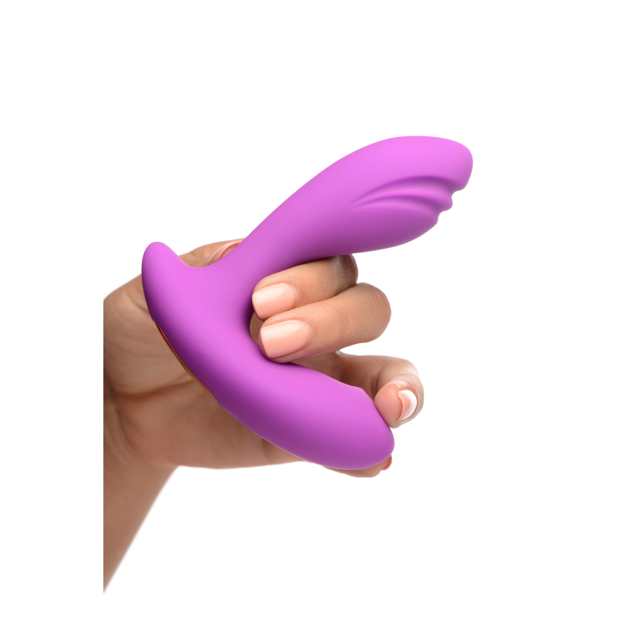 10X G-Pearl G-Spot Stimulator in purple with moving beads and remote control, designed for intense pleasure.