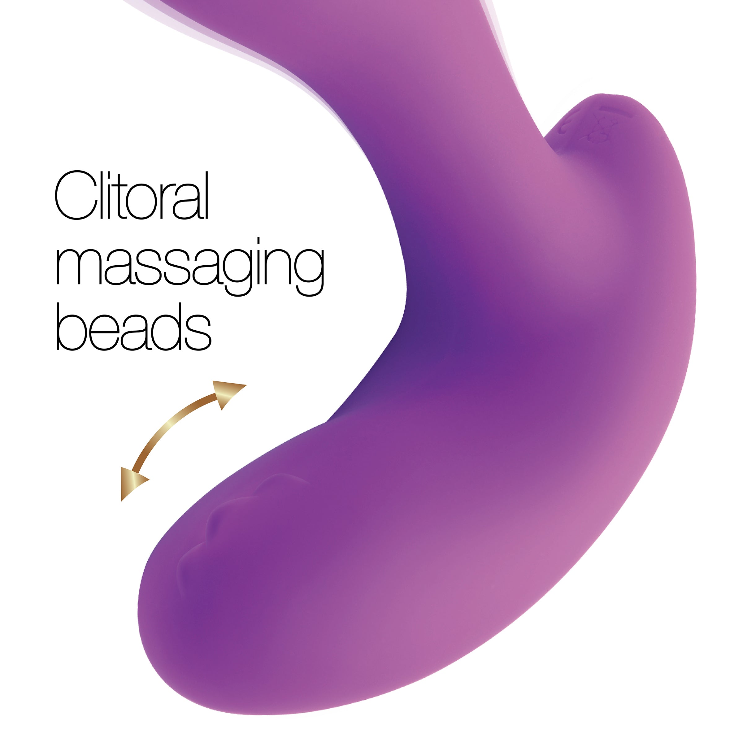 10X G-Pearl G-Spot Stimulator in purple with moving beads and remote control, designed for intense pleasure.