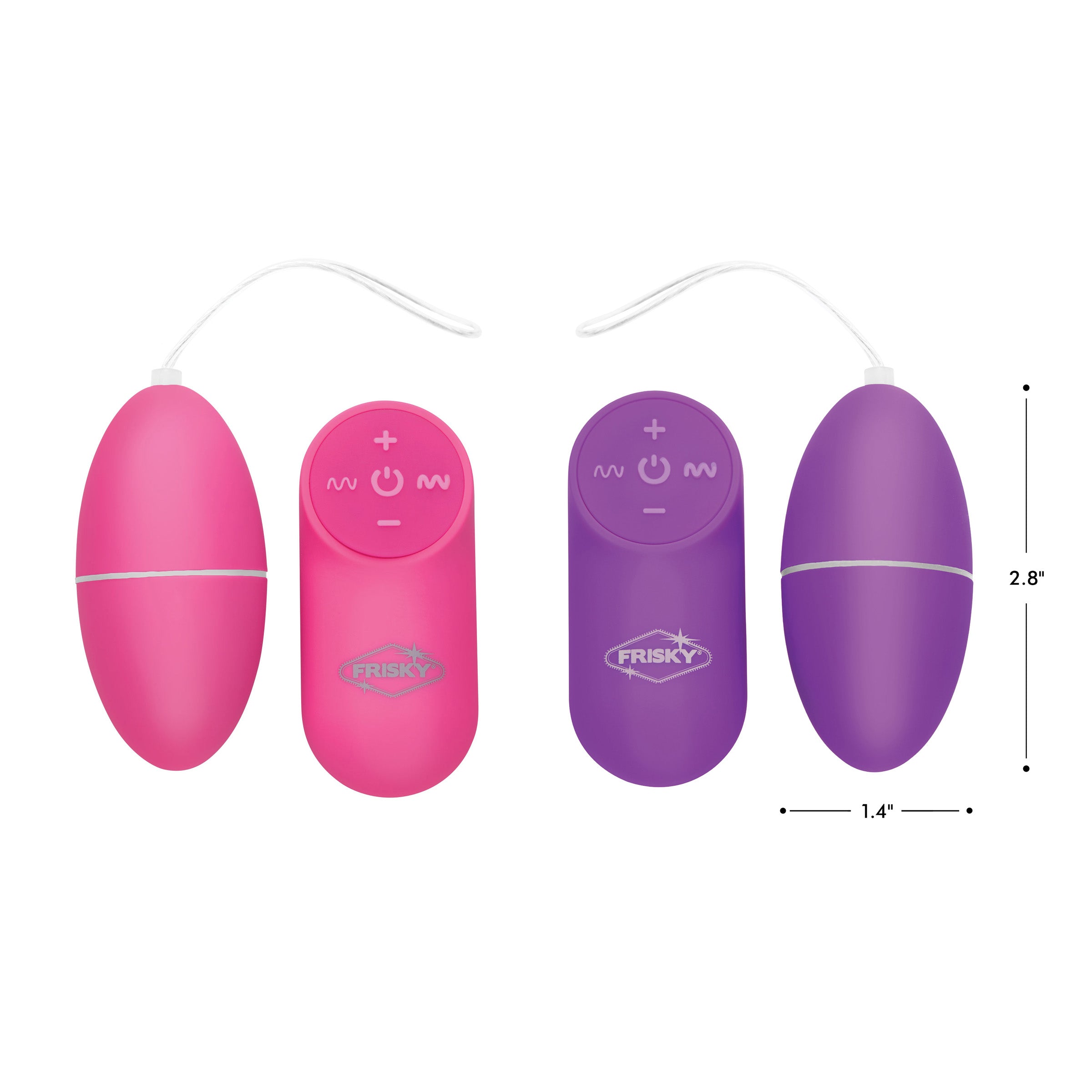 28X Scrambler Vibrating Egg in Pink with remote control, showcasing its sleek design and features.
