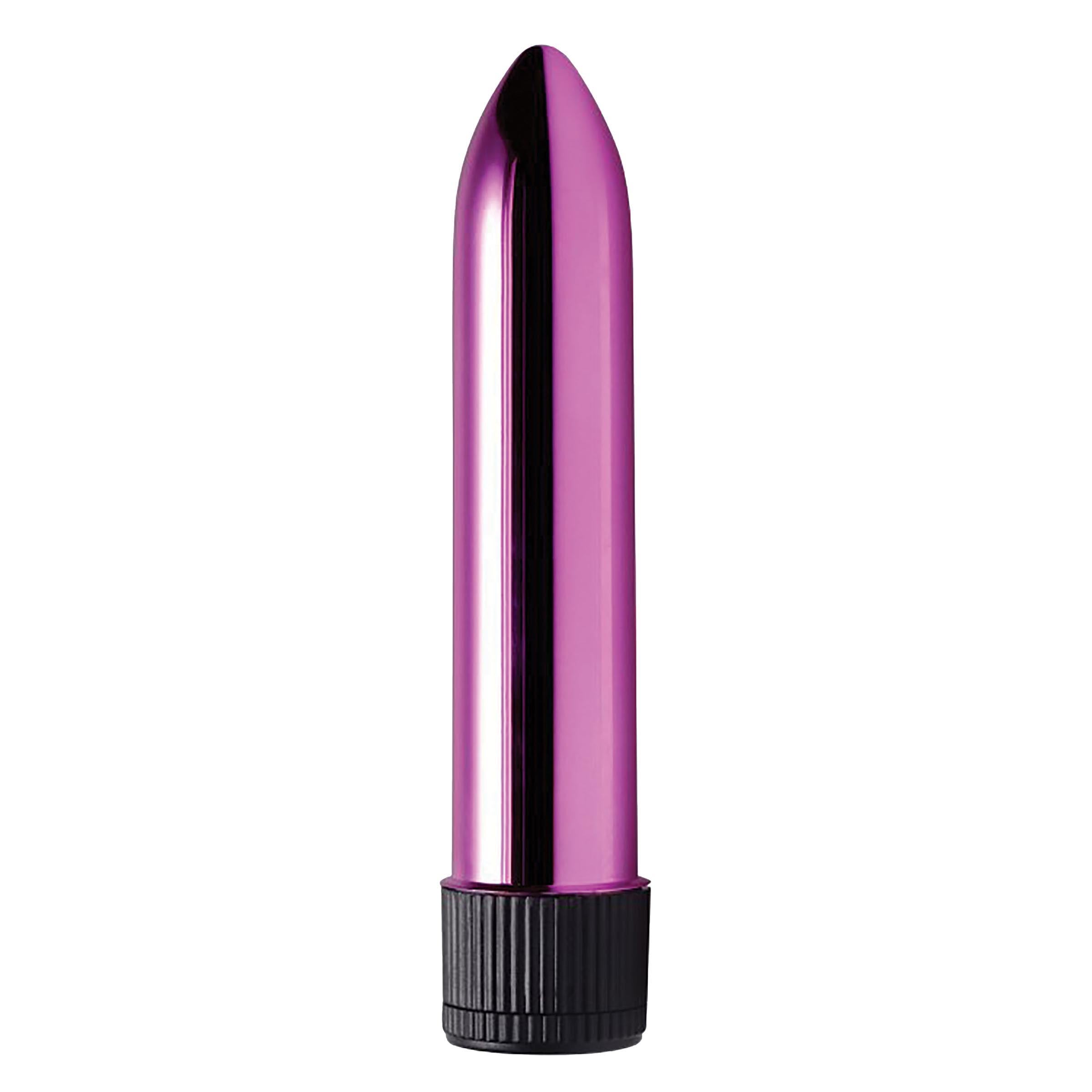 5 Inch Slim Vibe in Pink, a stylish and compact vibrator with a smooth finish, designed for pleasure and waterproof use.