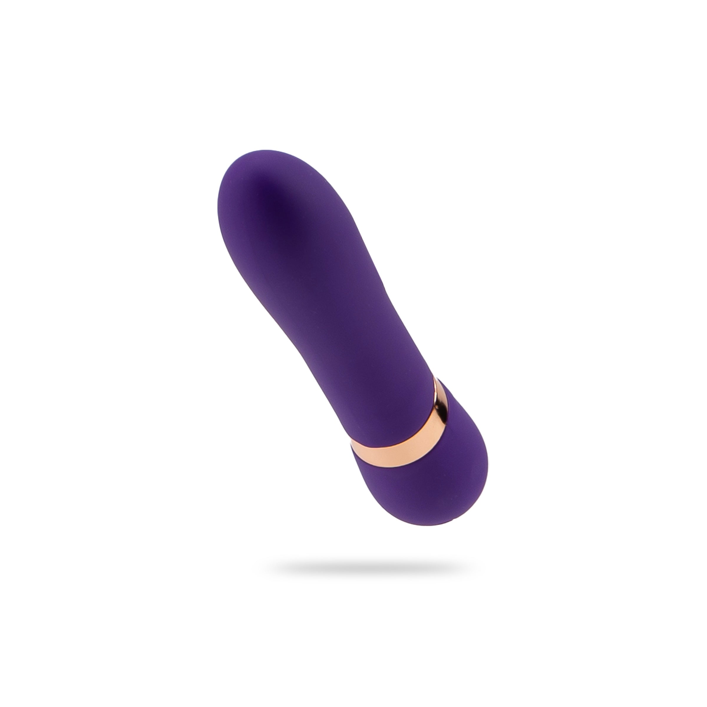 Buzzy Bullet Vibrator in sleek design, showcasing its compact size and smooth silicone finish, perfect for pleasure exploration.
