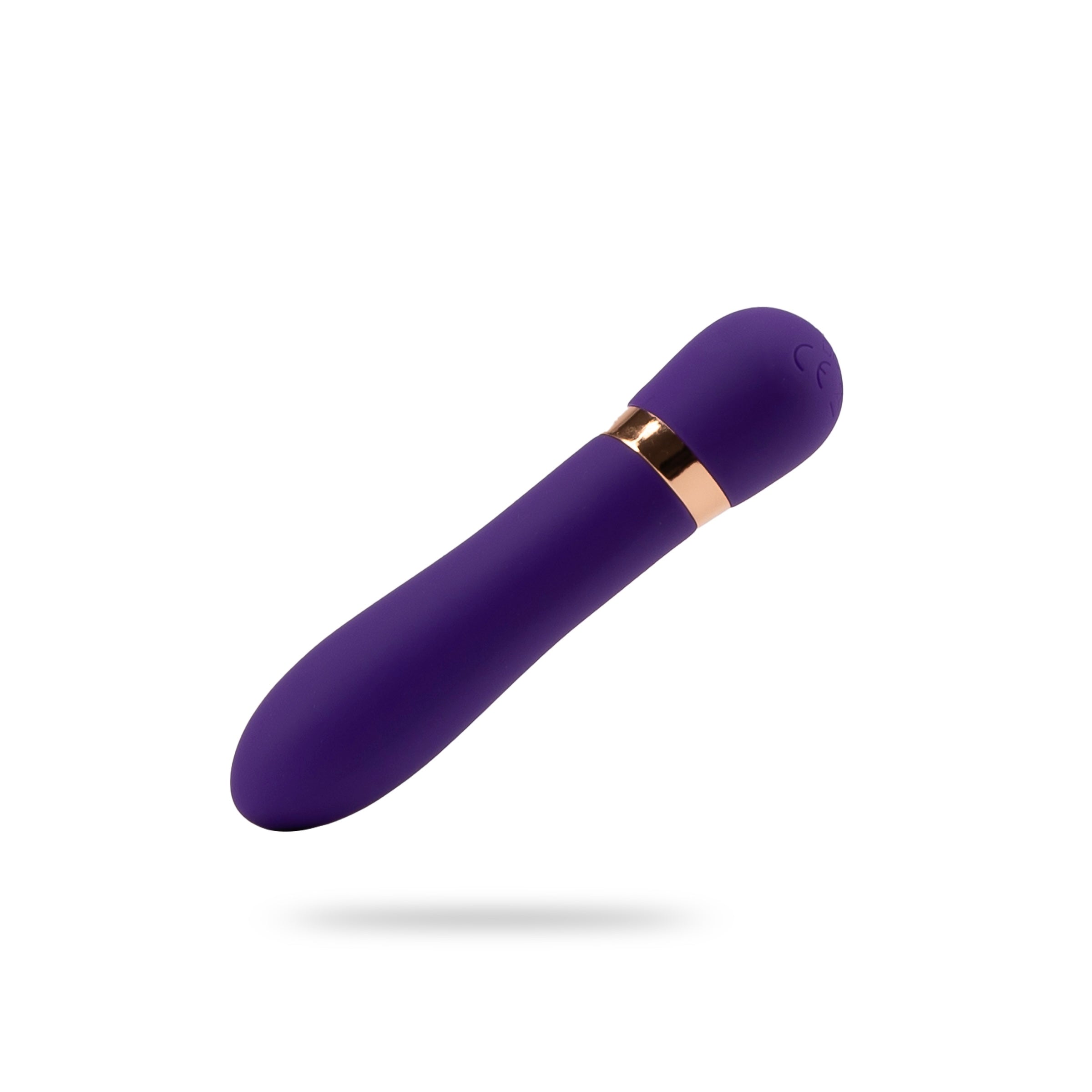 Buzzy Bullet Vibrator in sleek design, showcasing its compact size and smooth silicone finish, perfect for pleasure exploration.