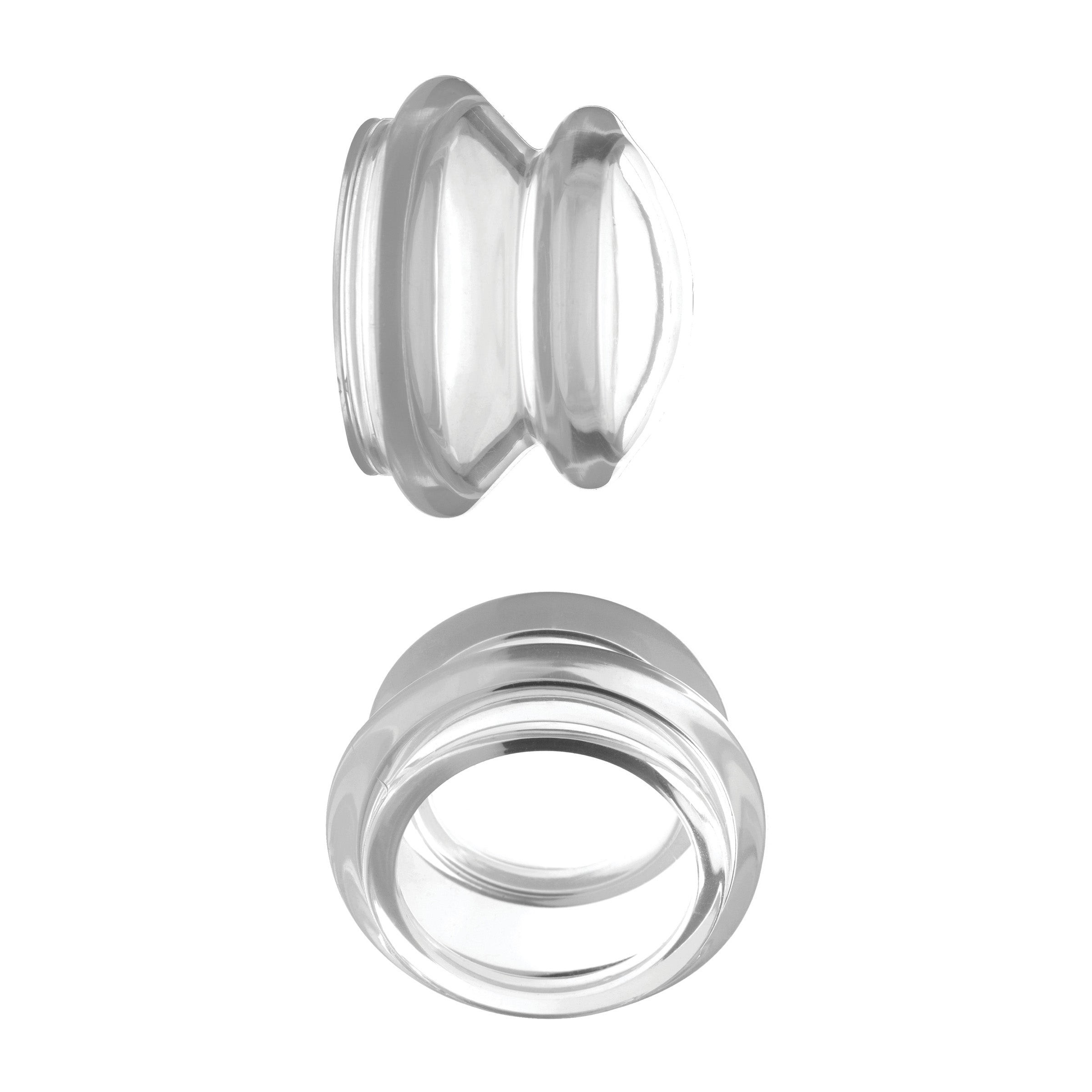 Clear Plungers Silicone Nipple Suckers - Small, transparent design with a snug fit for enhanced nipple sensitivity.