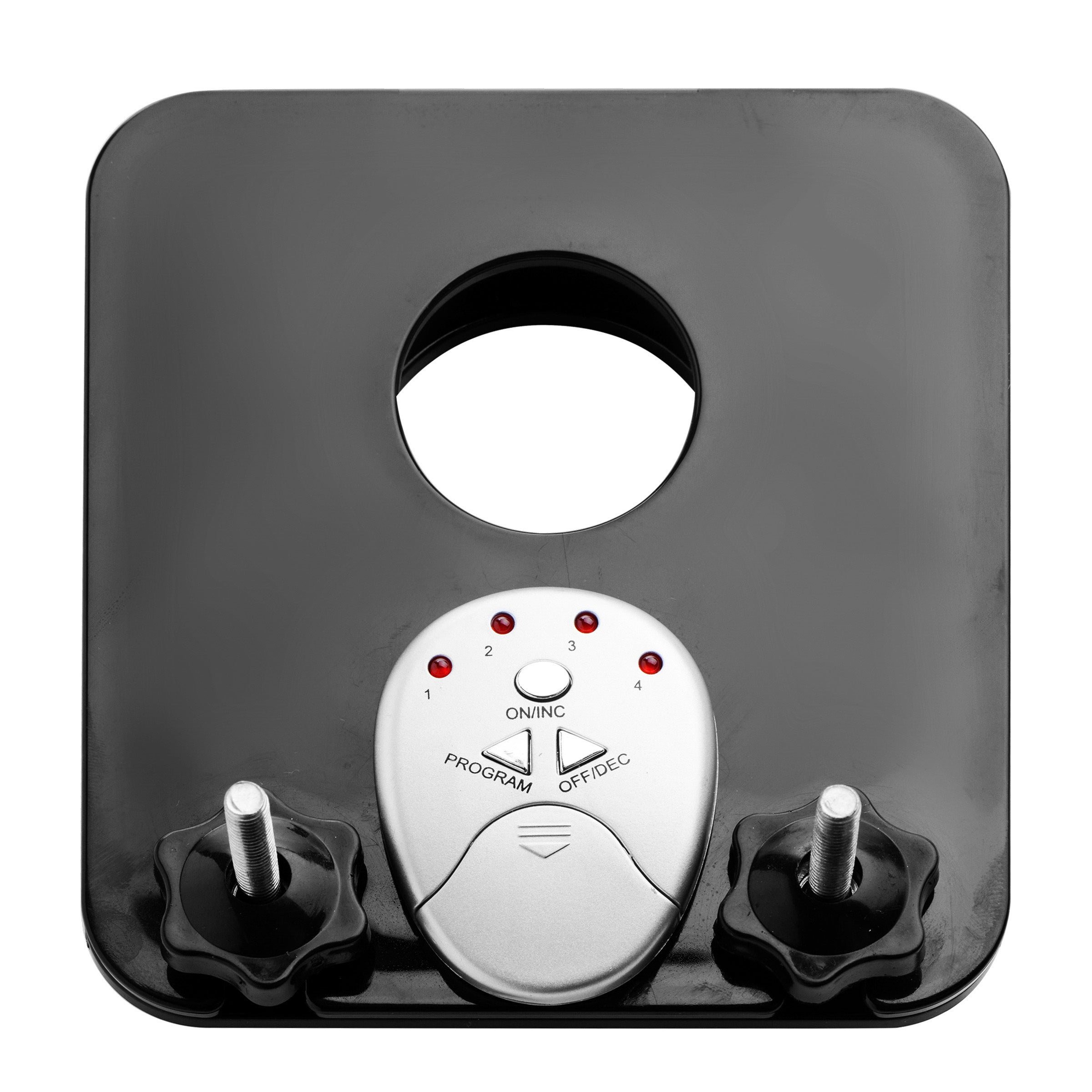 Crush Electro Ball Press CBT Board showcasing its sleek black design and adjustable pressure screws.