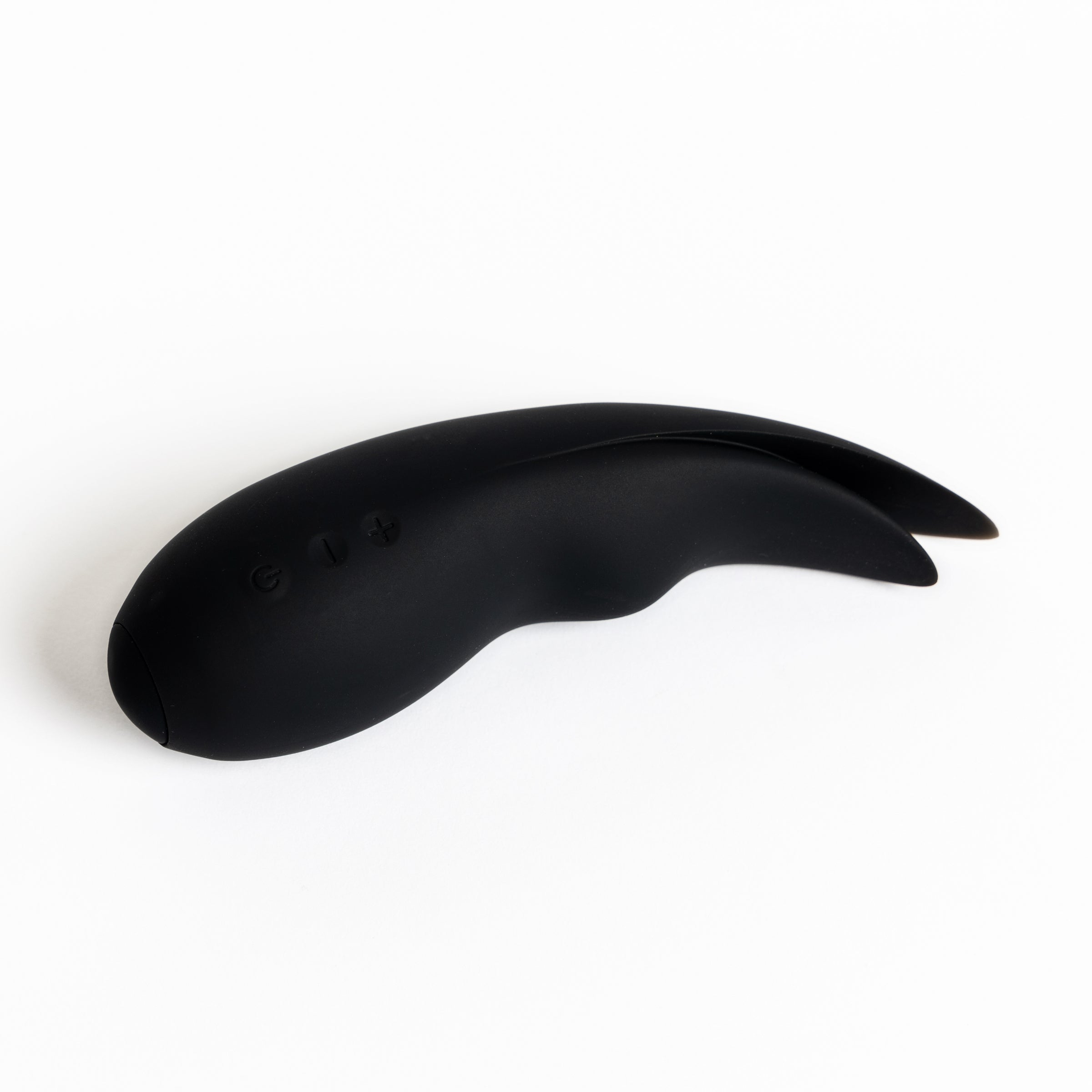 Eclipse Bunny Clitoris Vibrator showcasing its sleek design and dual clitoral tips, perfect for enhancing pleasure.