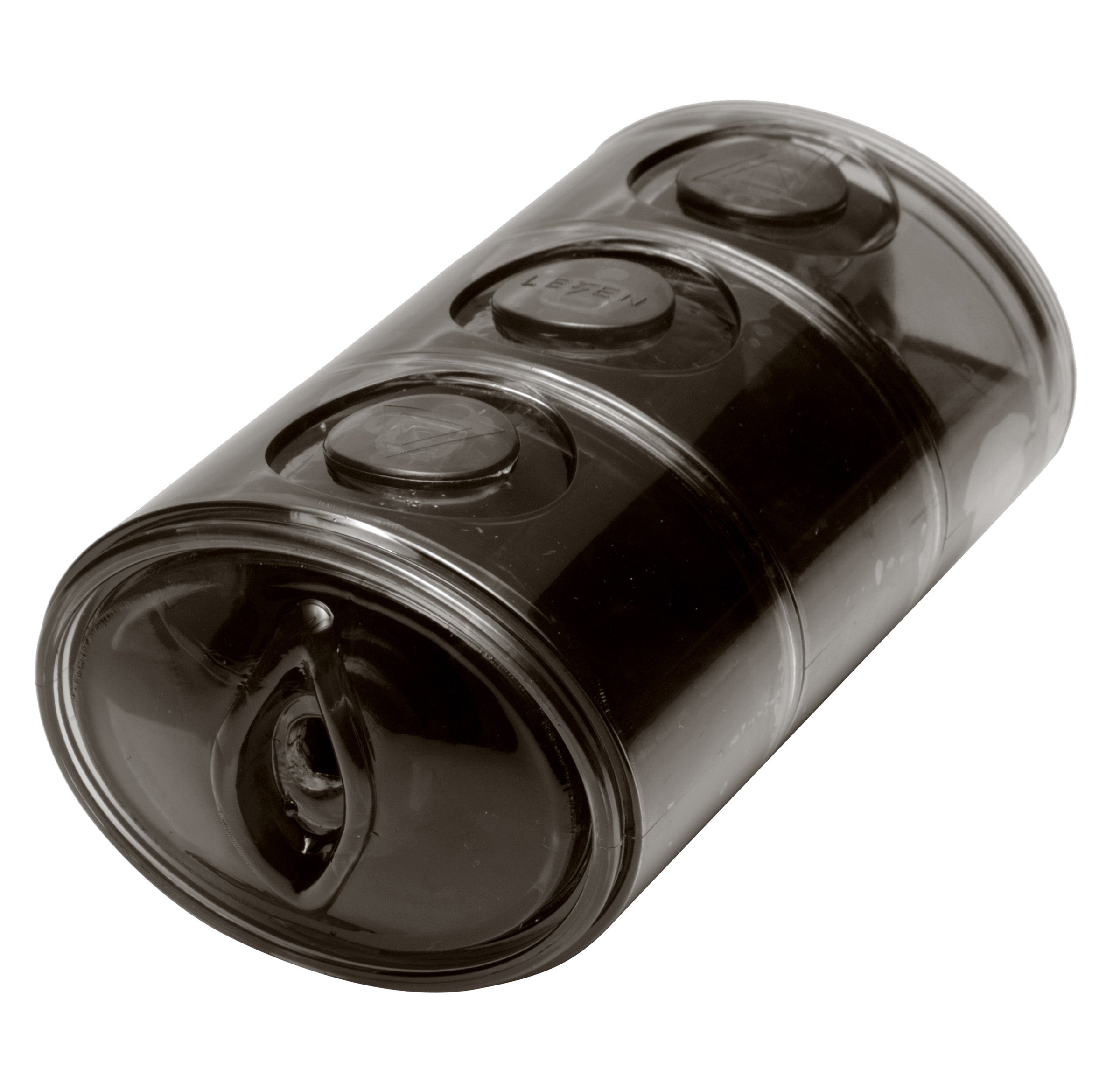 Mastur-Stacker 3 Way Ultimate Stroker showcasing three textured chambers for customizable pleasure.