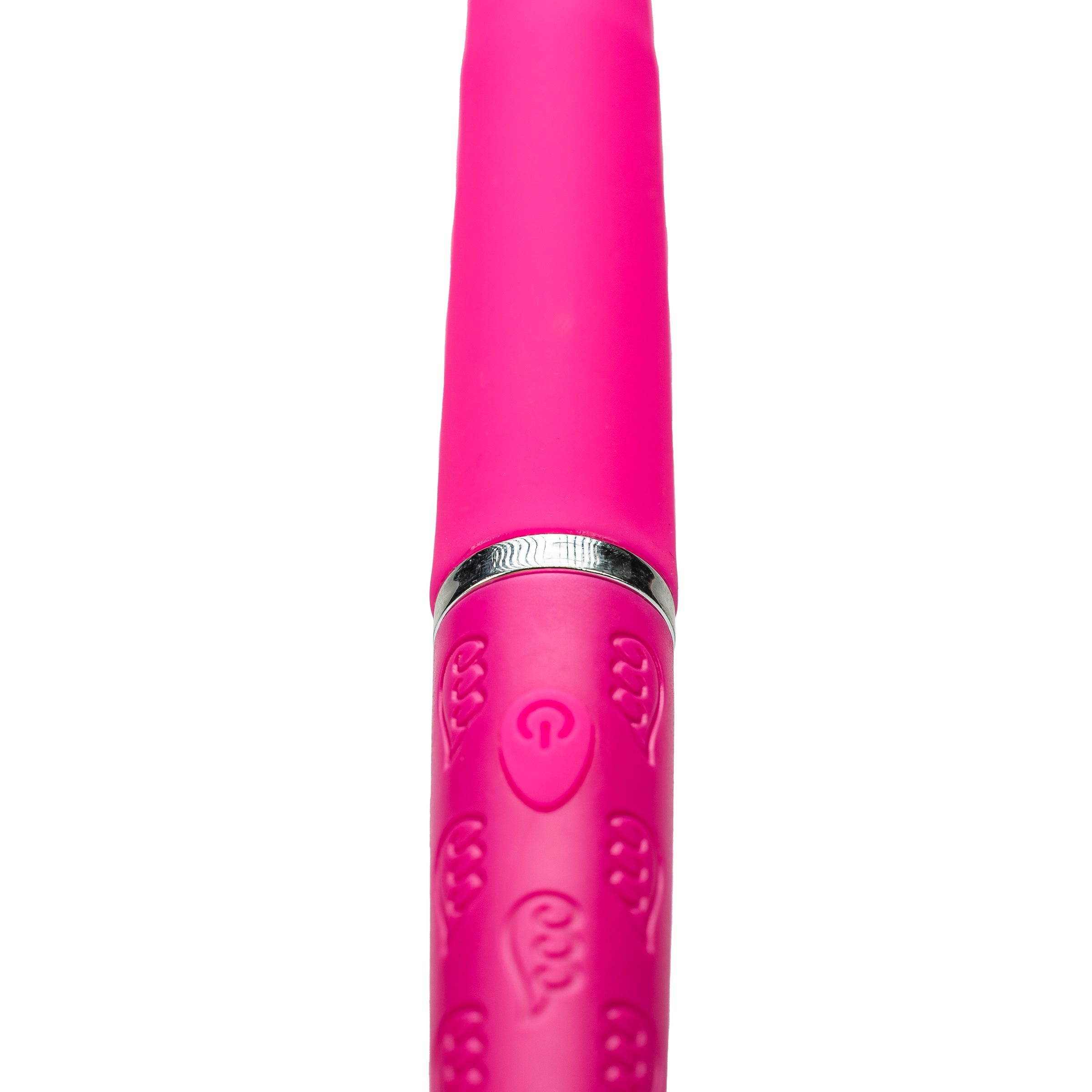 Pleasure Pen Slim Vibrator in sleek design, showcasing its smooth silicone finish and compact size.