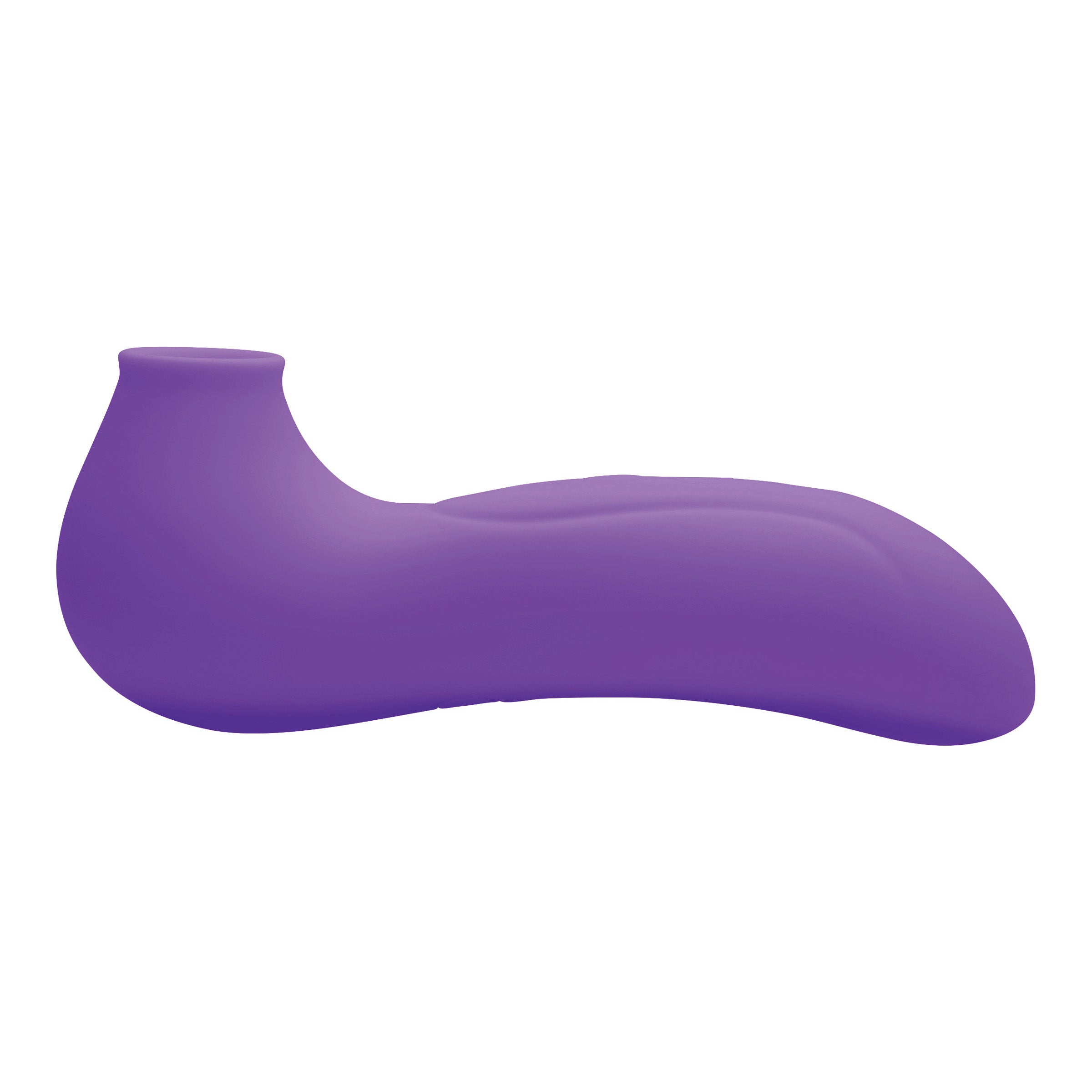 Shegasm Petite Focused Clitoral Stimulator in purple, showcasing its compact design and silicone tip for targeted pleasure.