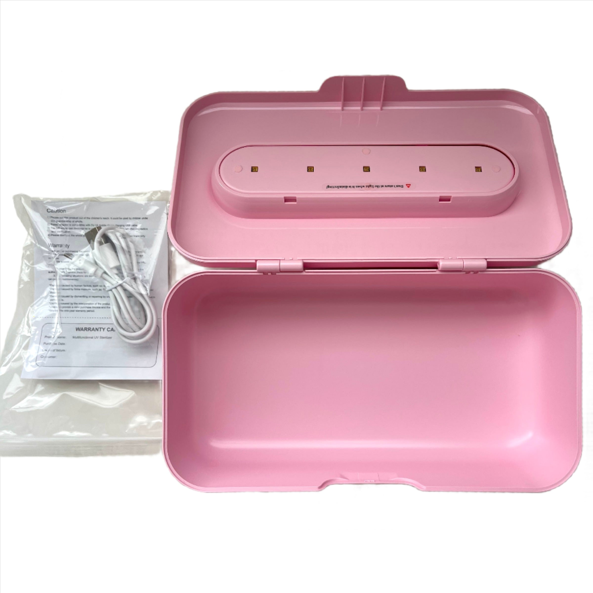 Sterile Storage Box with UV Light, designed for safe and hygienic storage of sex toys, featuring a sleek design and USB charging capability.
