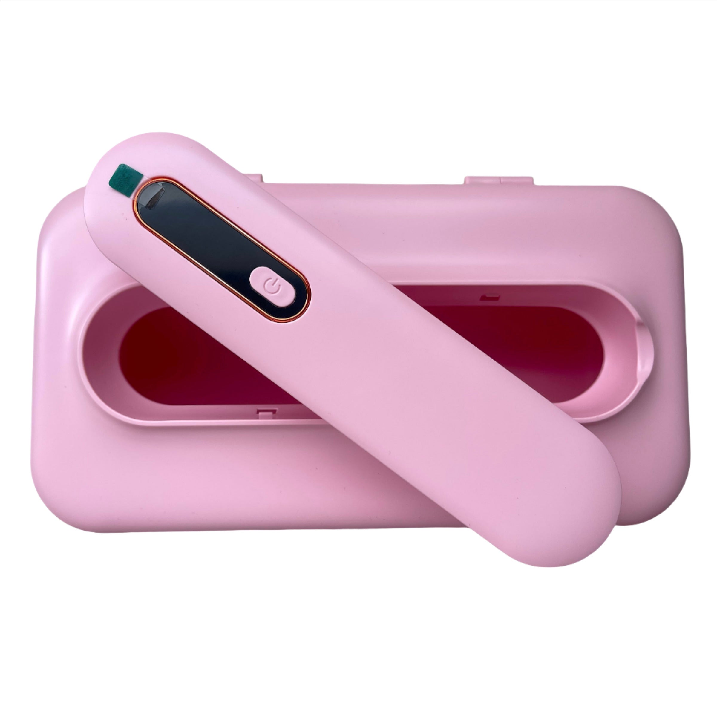 Sterile Storage Box with UV Light, designed for safe and hygienic storage of sex toys, featuring a sleek design and USB charging capability.
