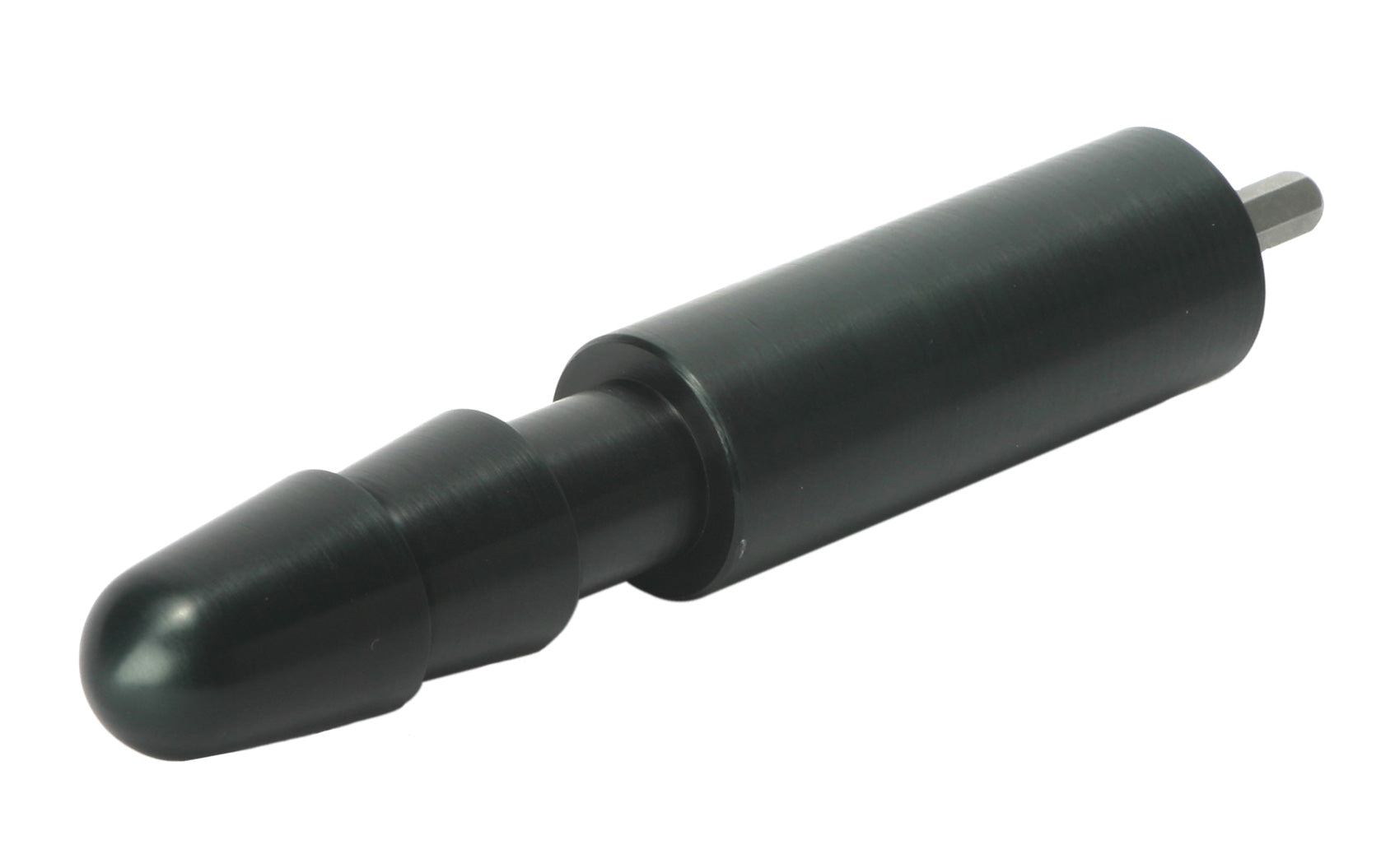 The Rotator Adapter, a polished metal attachment for drills, designed for vac-u-lock dildos, showcasing its sleek and durable construction.