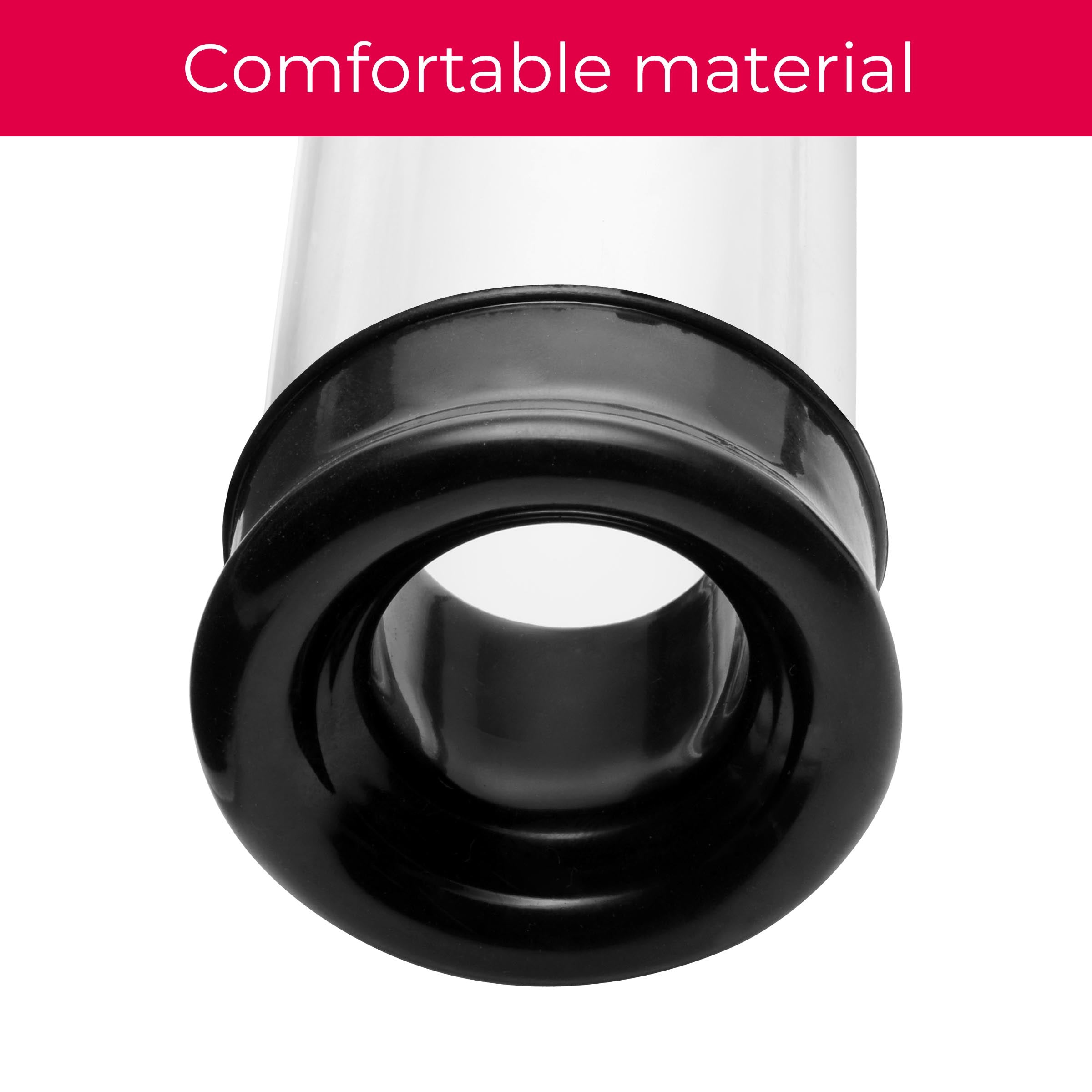 The SMP Beginner Pump with soft sleeve and easy squeeze mechanism for enhancing size.