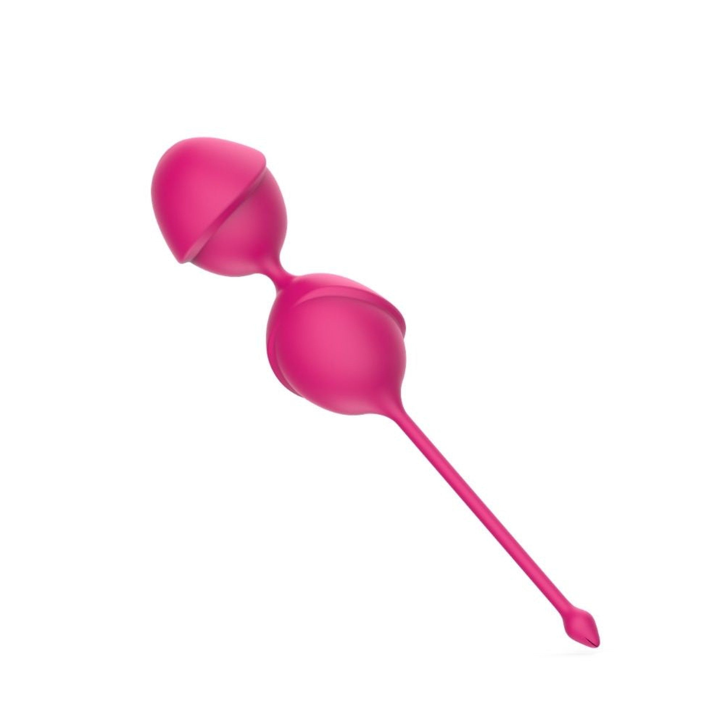 Titan Kegel Balls in soft pink silicone, designed for pelvic muscle toning and pleasure.