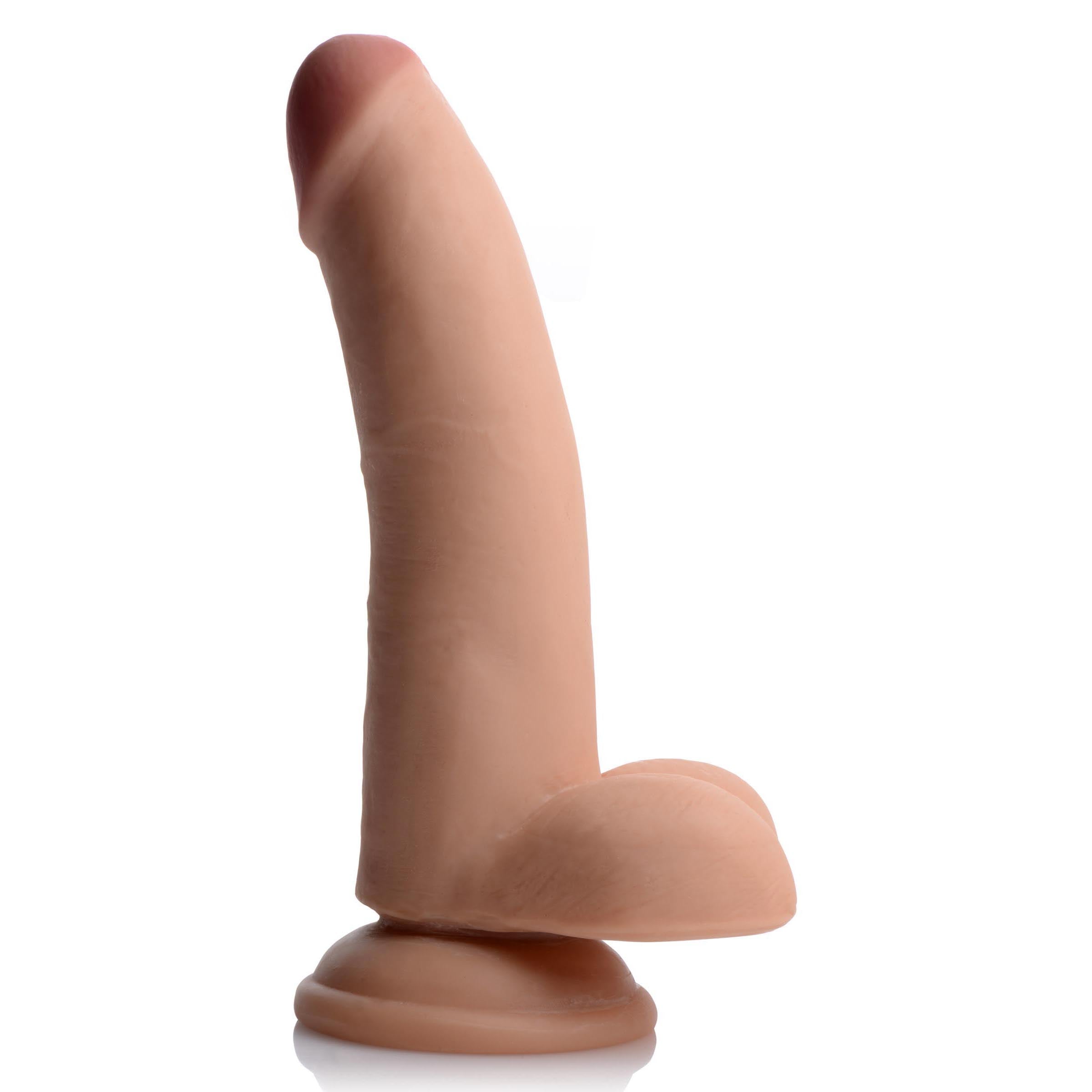 USA Cocks 8 Inch Ultra Real Dual Layer Dildo with realistic details and strong suction cup base.