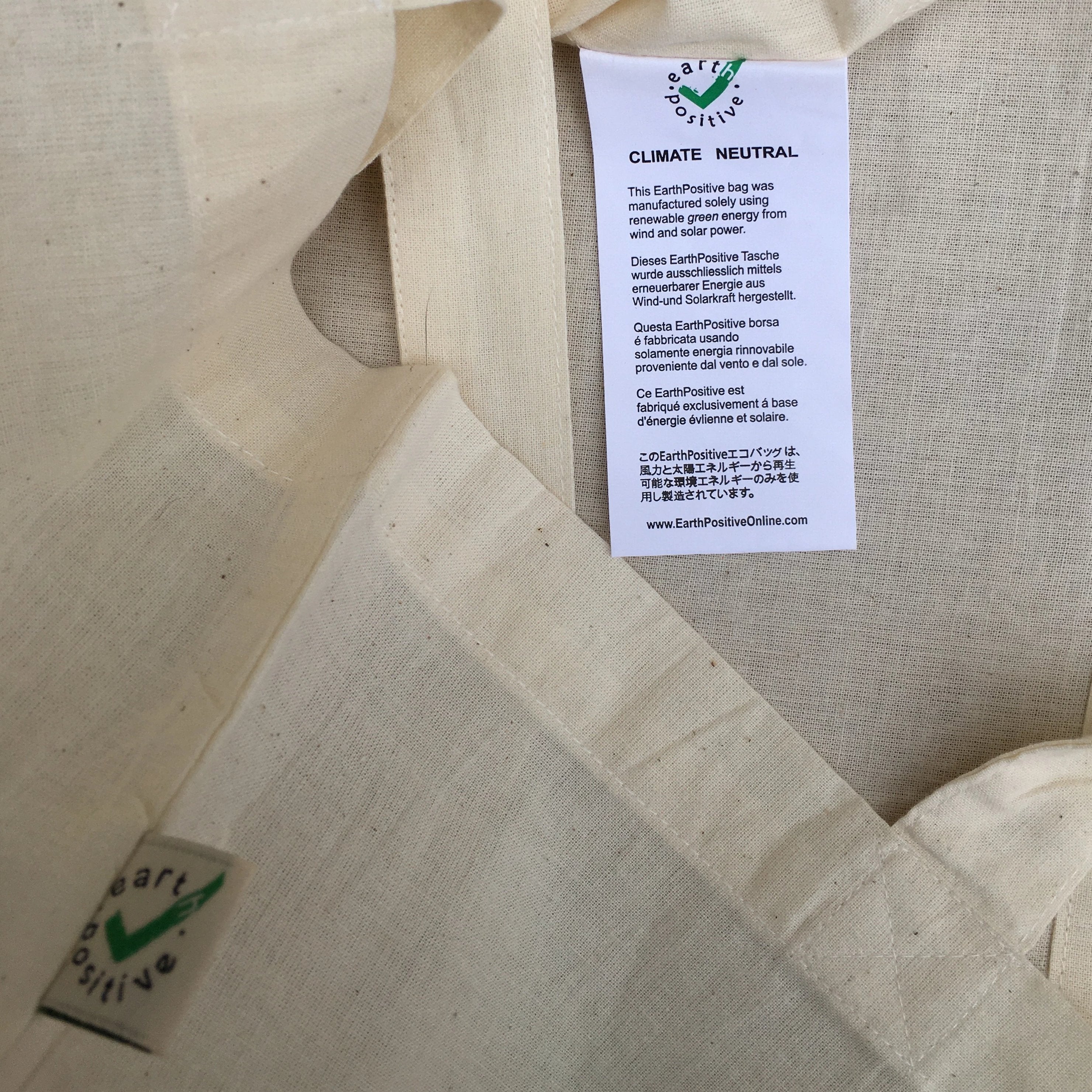 Crap Ice-cream Bar Bag made from organic cotton, featuring a hand-printed design in black ink on both sides, perfect for carrying various items.