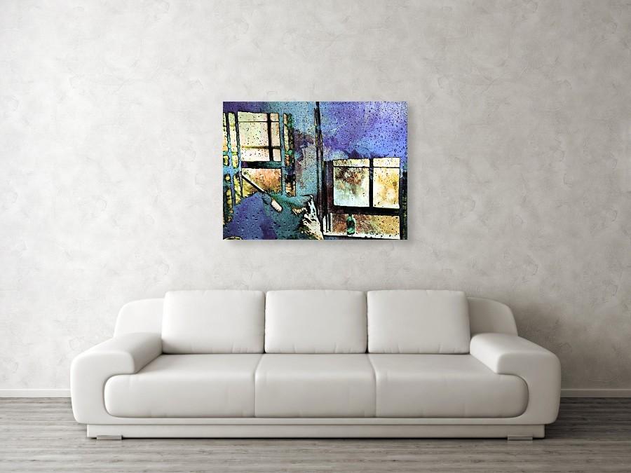 A ceramic coffee mug featuring a bold pop art design of a hat and glass bottle, available in white and black colors.