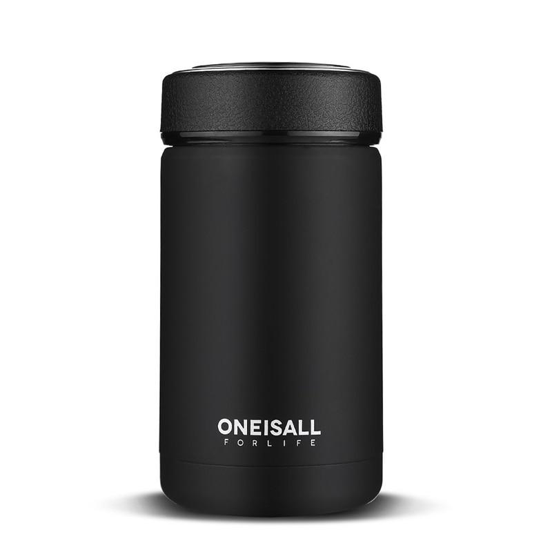 High Quality 400ml 304 Stainless Steel Thermos Bottle in black, silver, blue, and gold colors, showcasing its sleek design and durable material.