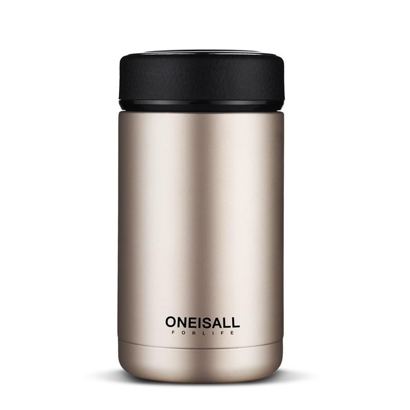 High Quality 400ml 304 Stainless Steel Thermos Bottle in black, silver, blue, and gold colors, showcasing its sleek design and durable material.
