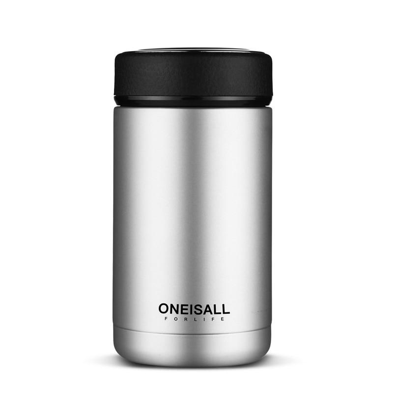 High Quality 400ml 304 Stainless Steel Thermos Bottle in black, silver, blue, and gold colors, showcasing its sleek design and durable material.