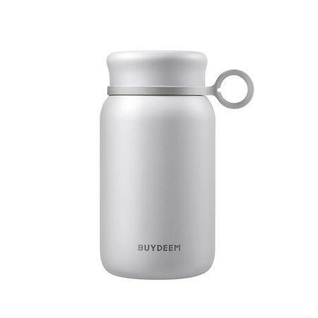 High Quality Portable Thermos Cup made of 316 stainless steel with a silicone lifting ring and compact design.