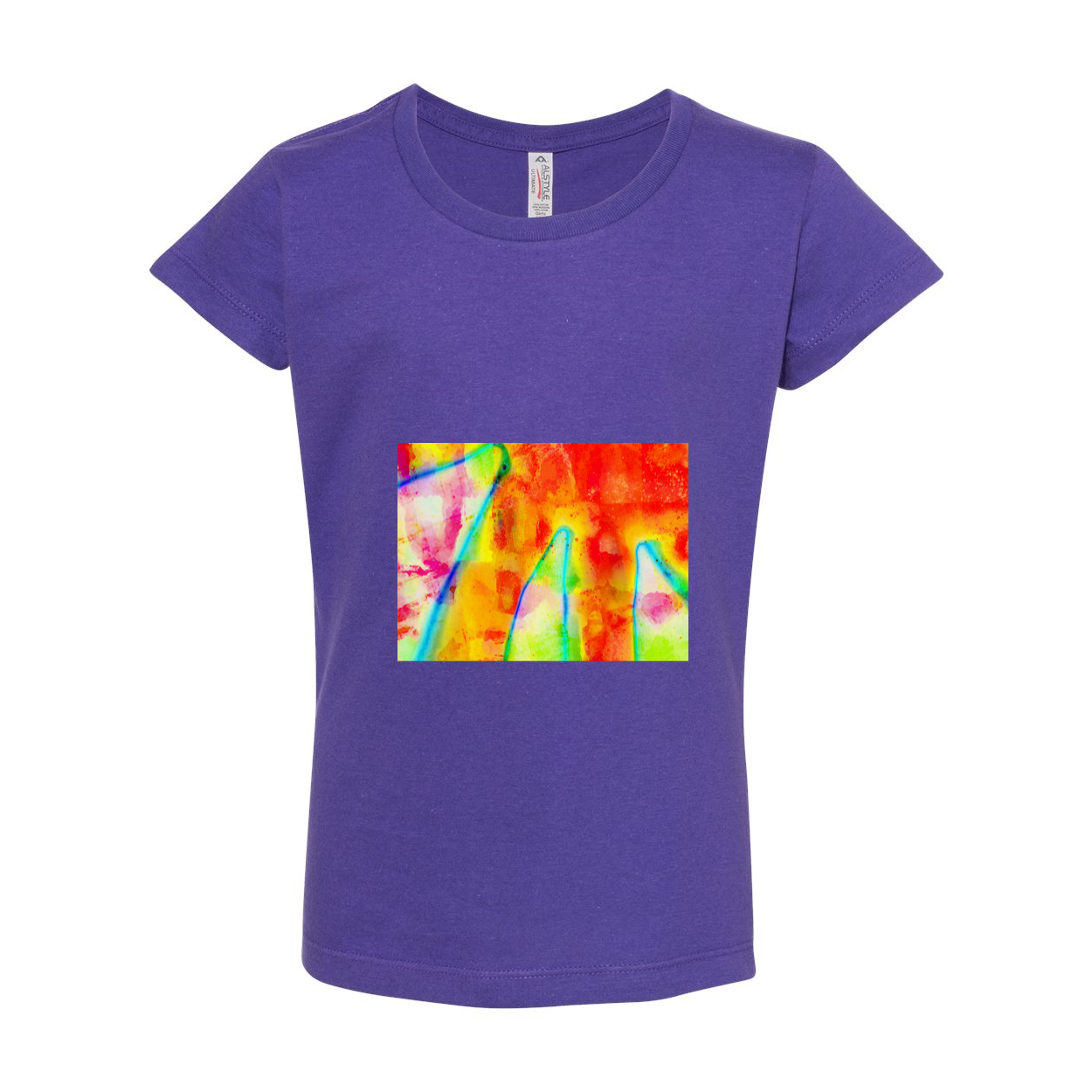 Little Fingers Girls’ Short Sleeve Ultimate T-Shirt in various colors, showcasing its stylish design and comfortable fabric.