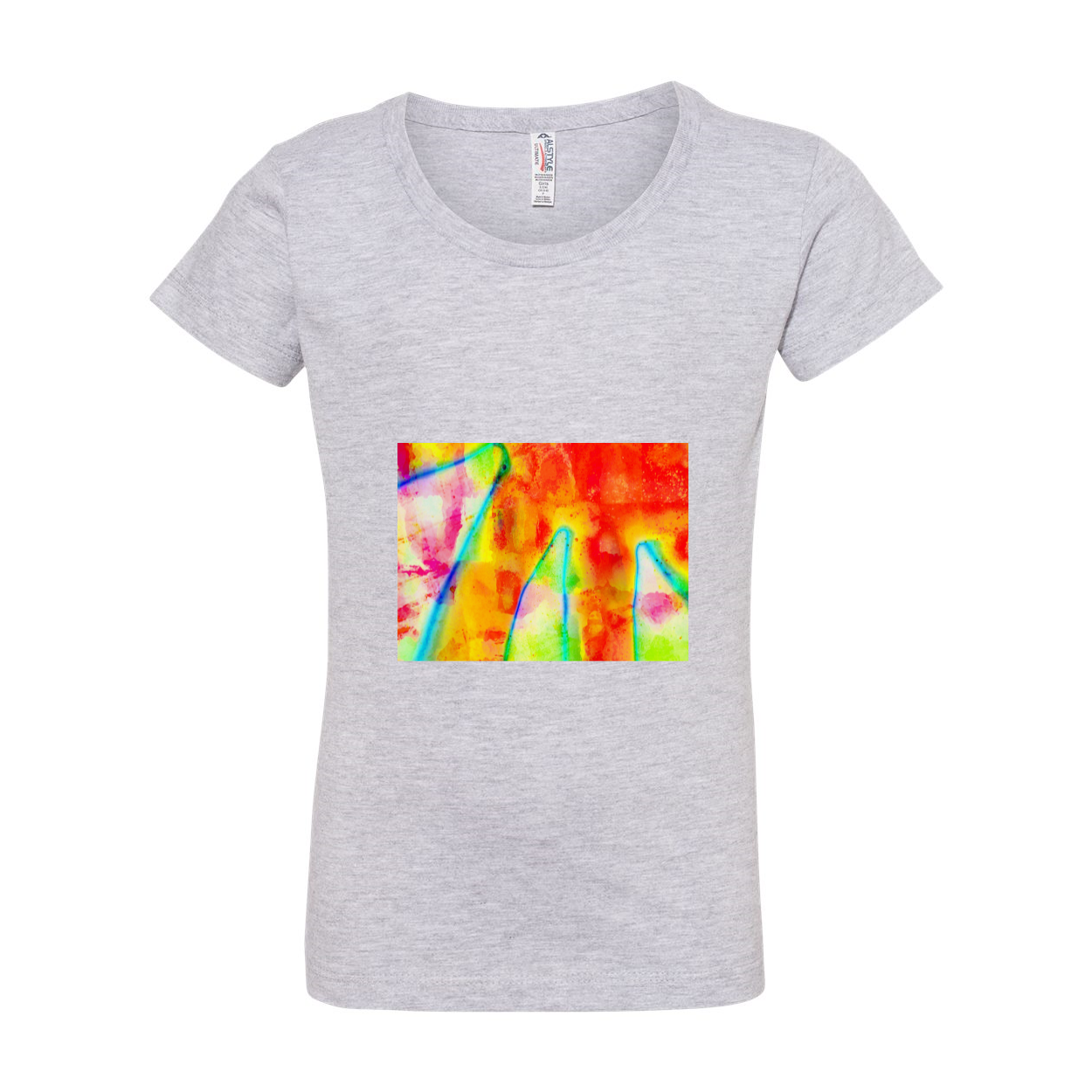 Little Fingers Girls’ Short Sleeve Ultimate T-Shirt in various colors, showcasing its stylish design and comfortable fabric.