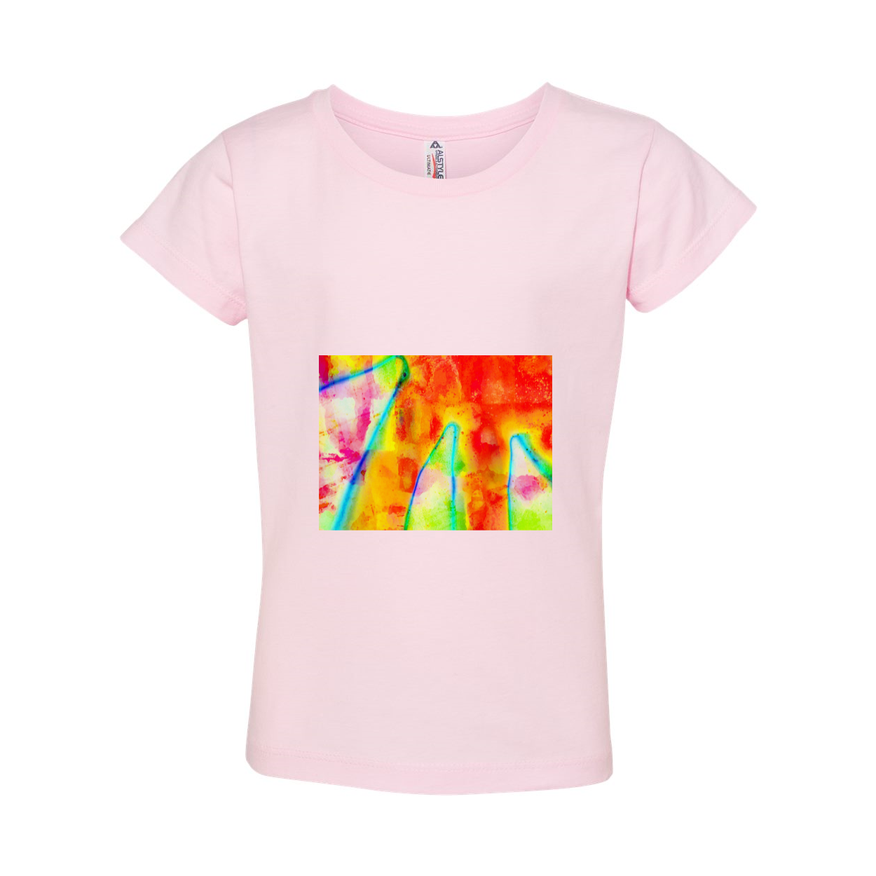 Little Fingers Girls’ Short Sleeve Ultimate T-Shirt in various colors, showcasing its stylish design and comfortable fabric.