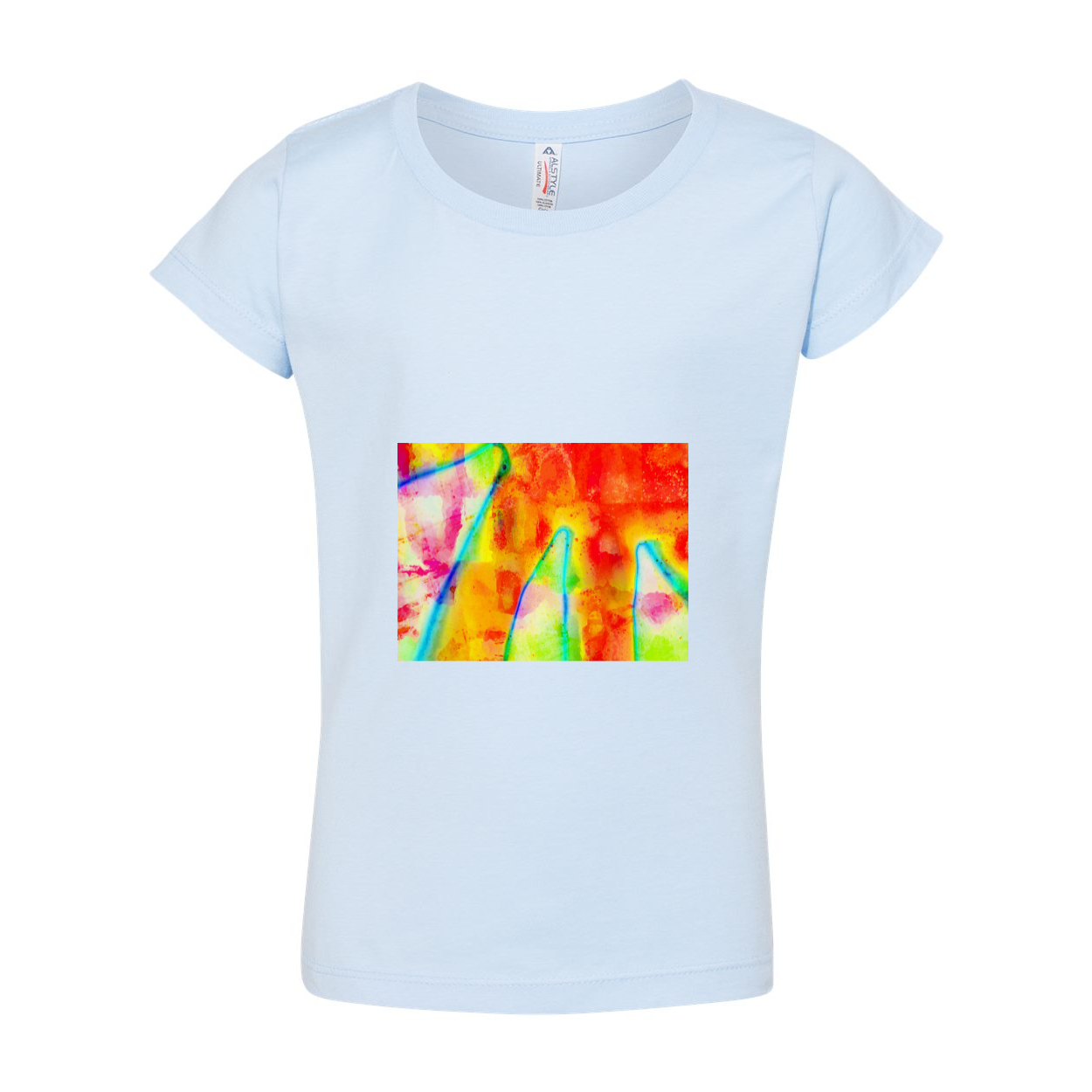 Little Fingers Girls’ Short Sleeve Ultimate T-Shirt in various colors, showcasing its stylish design and comfortable fabric.