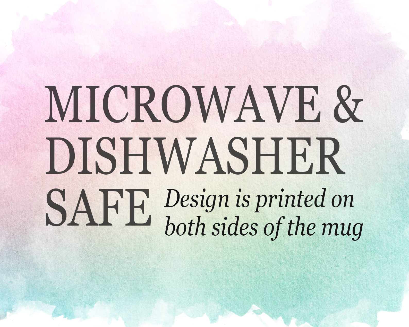 A personalized photo mug featuring a custom image and text, showcasing a glossy white ceramic finish with a C-handle.