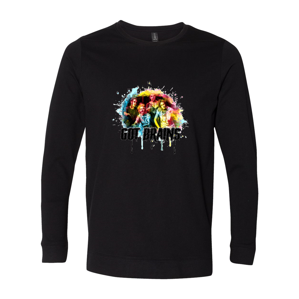 Zombie Unisex French Terry Crewneck Pullover featuring a stylish design and comfortable fit, perfect for casual wear.