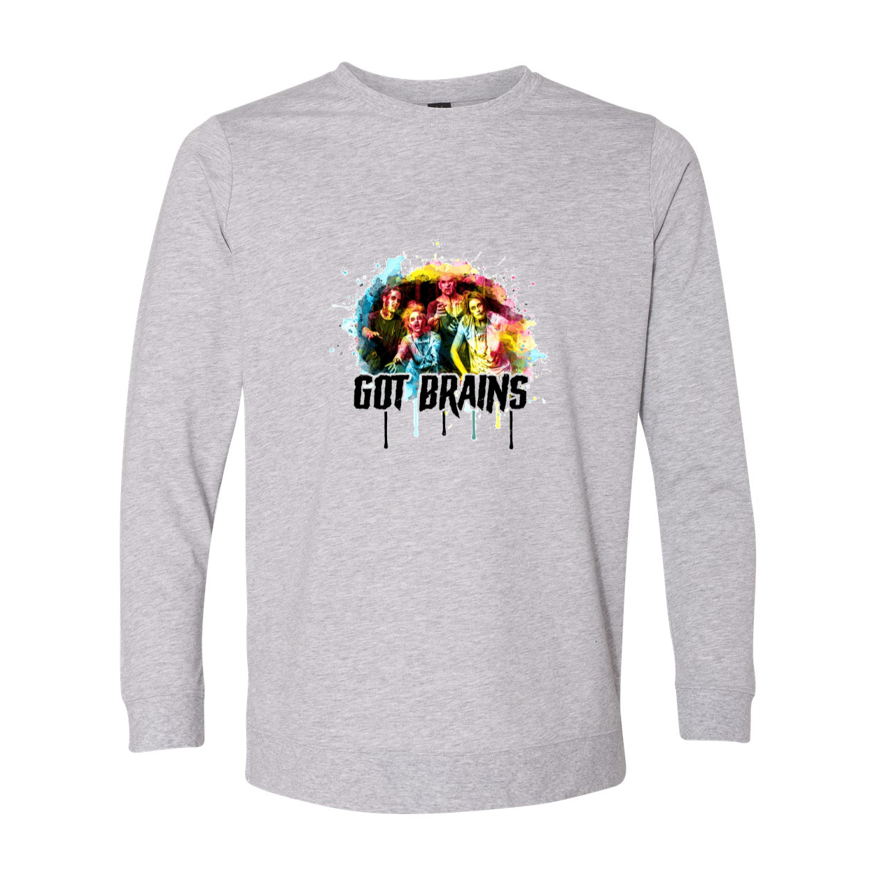 Zombie Unisex French Terry Crewneck Pullover featuring a stylish design and comfortable fit, perfect for casual wear.