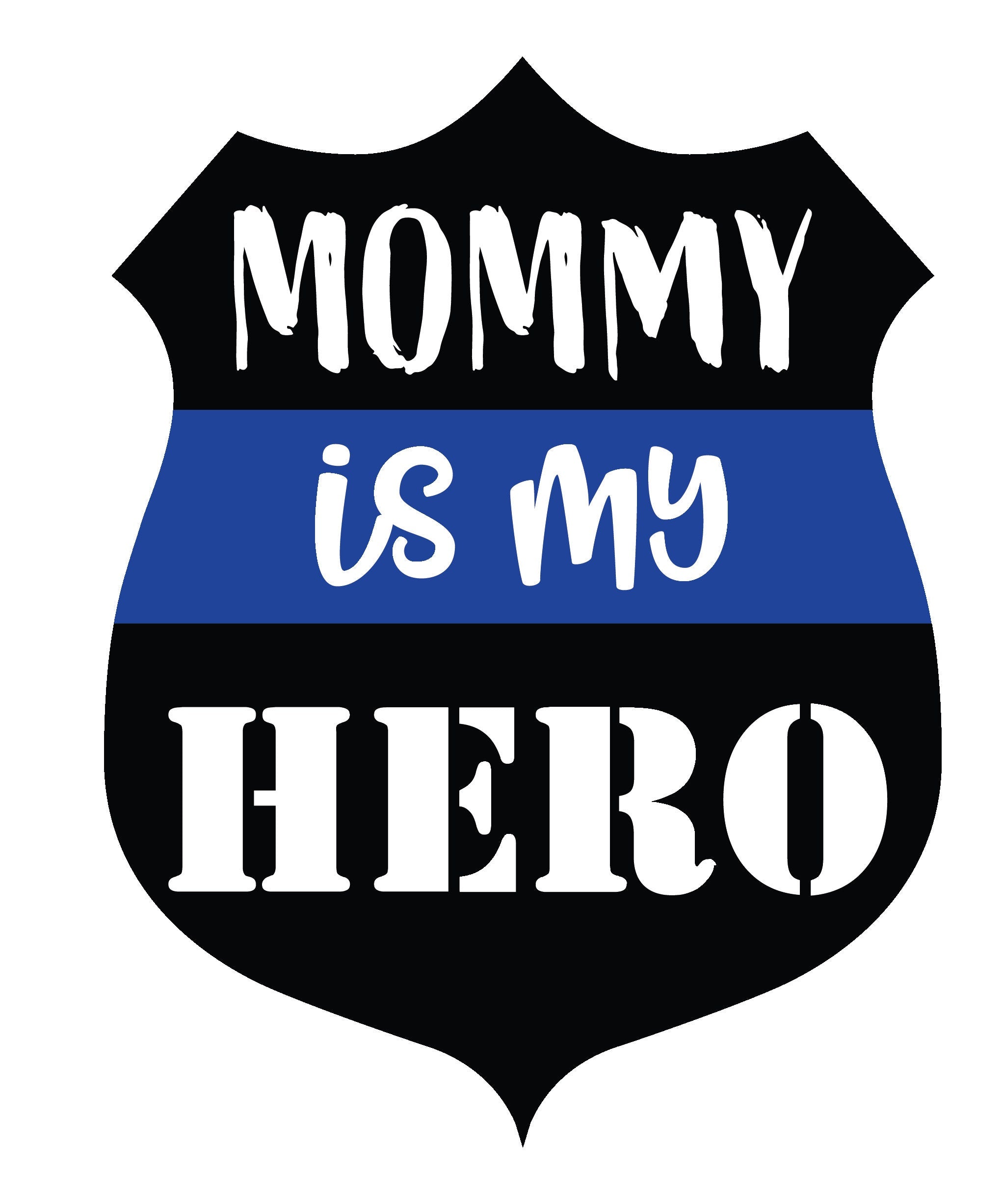 Blue Lives Matter American Flag decal sticker for police cars and trucks, featuring a thin blue line design.